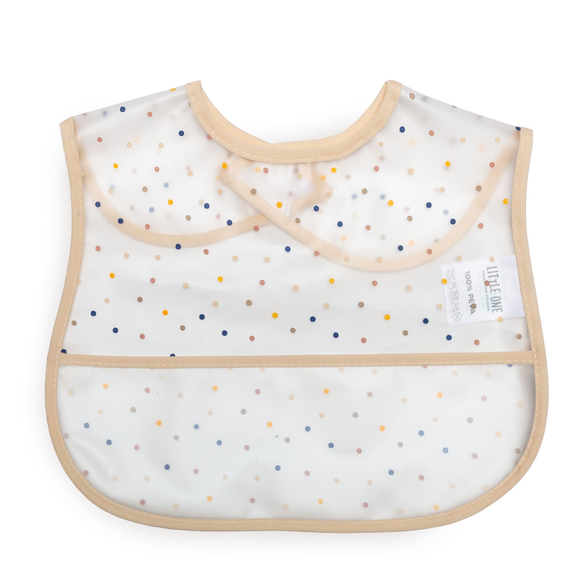 Lätzchen mit Auffangschale, LITTLE ONE, Gelb – Produktansicht