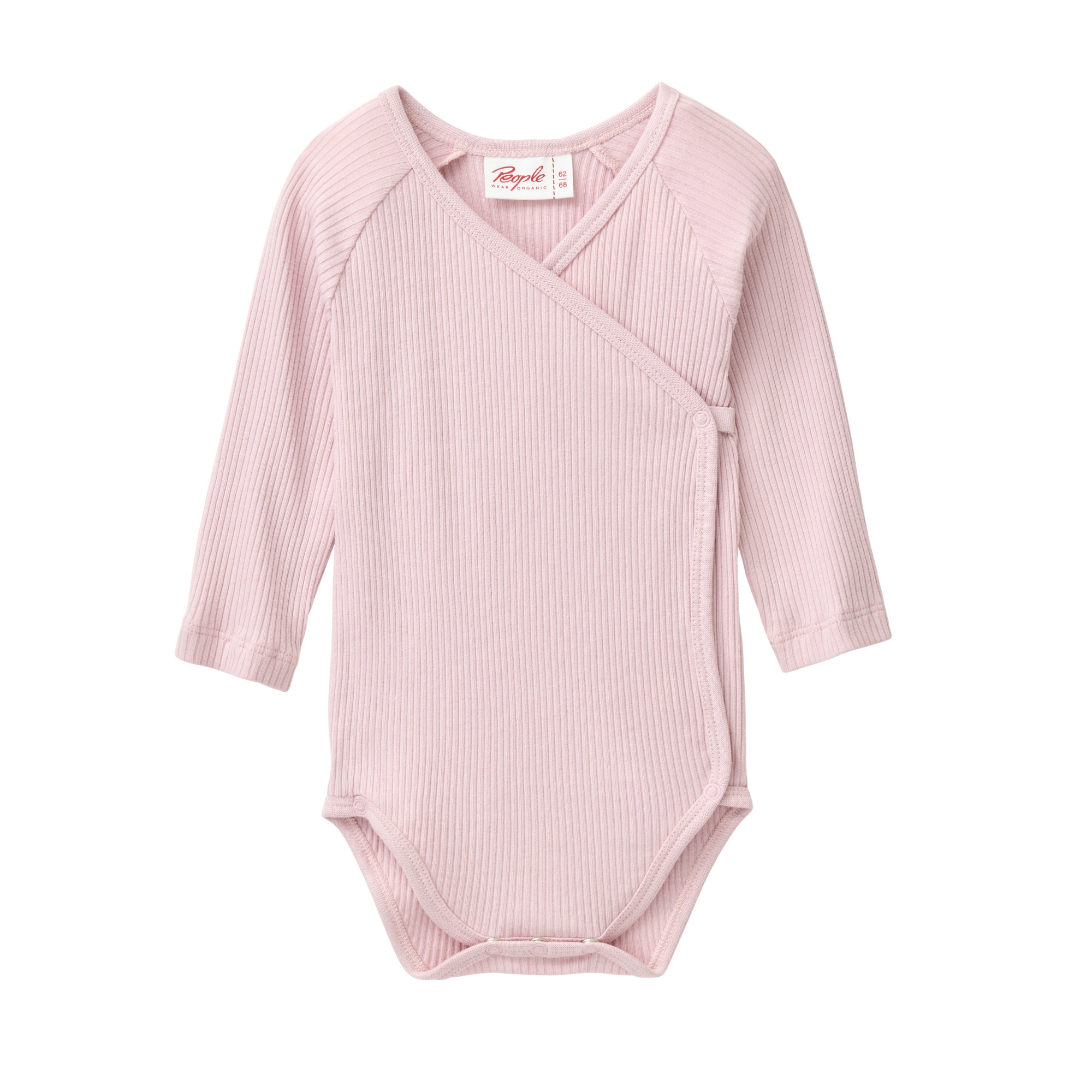 Wickelbodys, People Wear Organic, Lila – Produktansicht