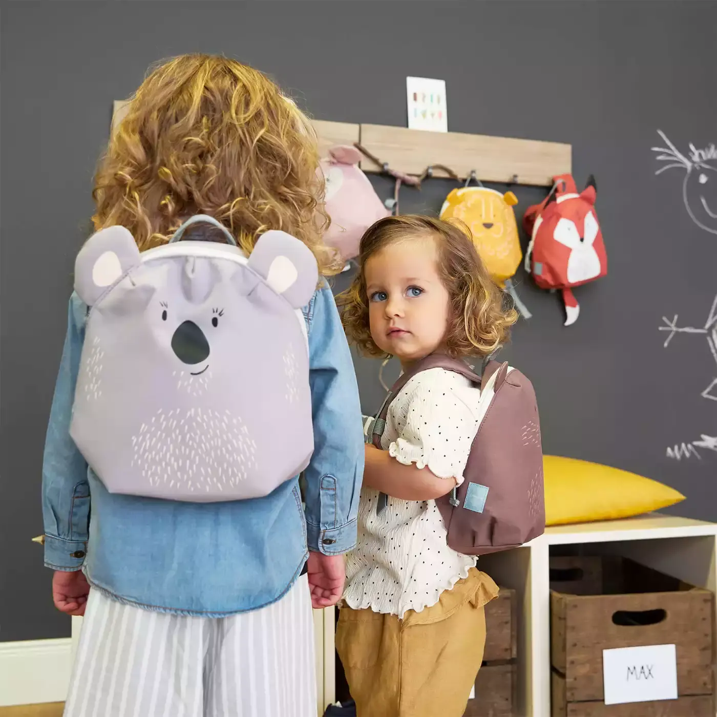 Tiny Backpack About Friends Koala Light Grey LÄSSIG Grau 2000577686605 2