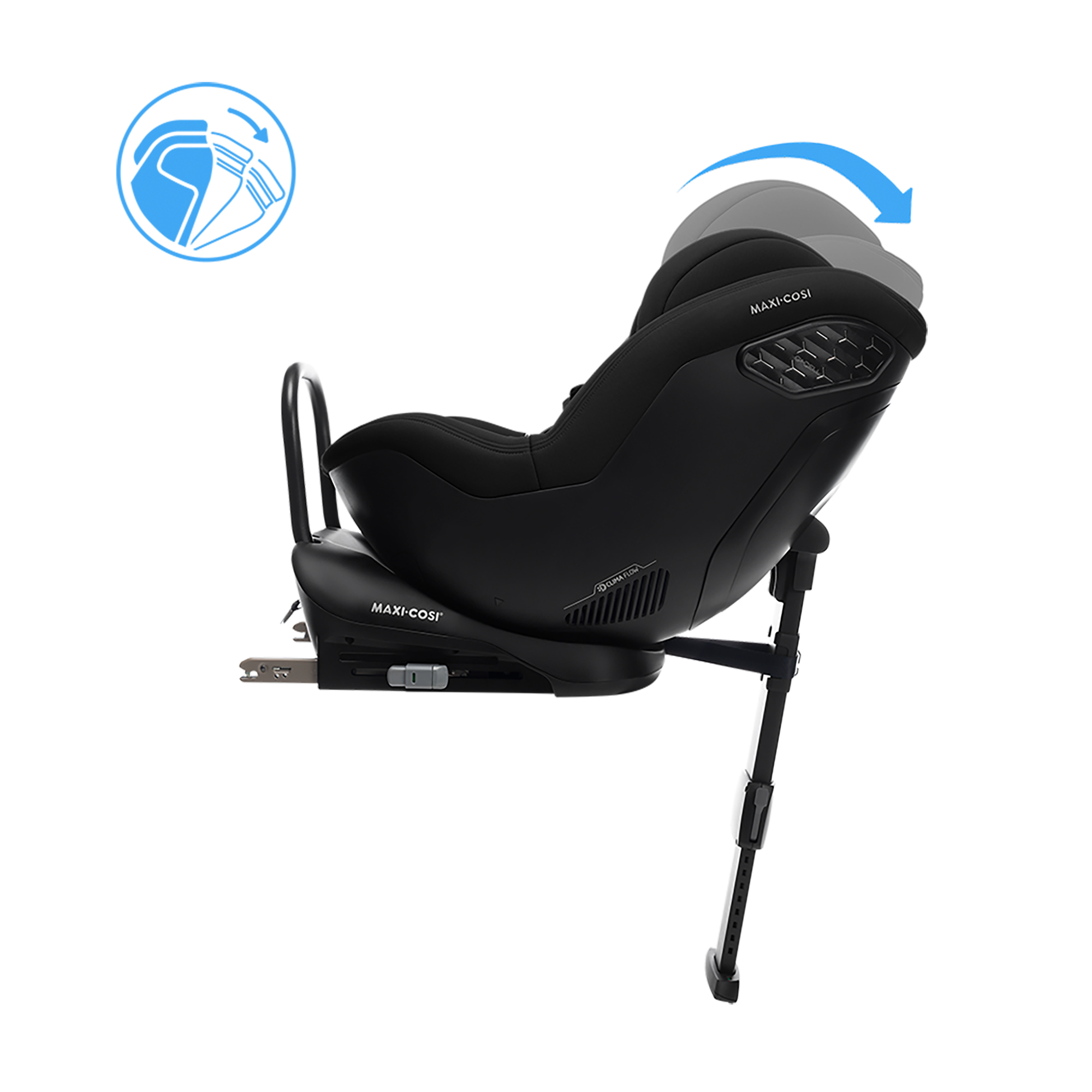 Reboarder 0-18 kg, Gruppe 0+/1, MAXI-COSI Premium, Schwarz – Produktansicht