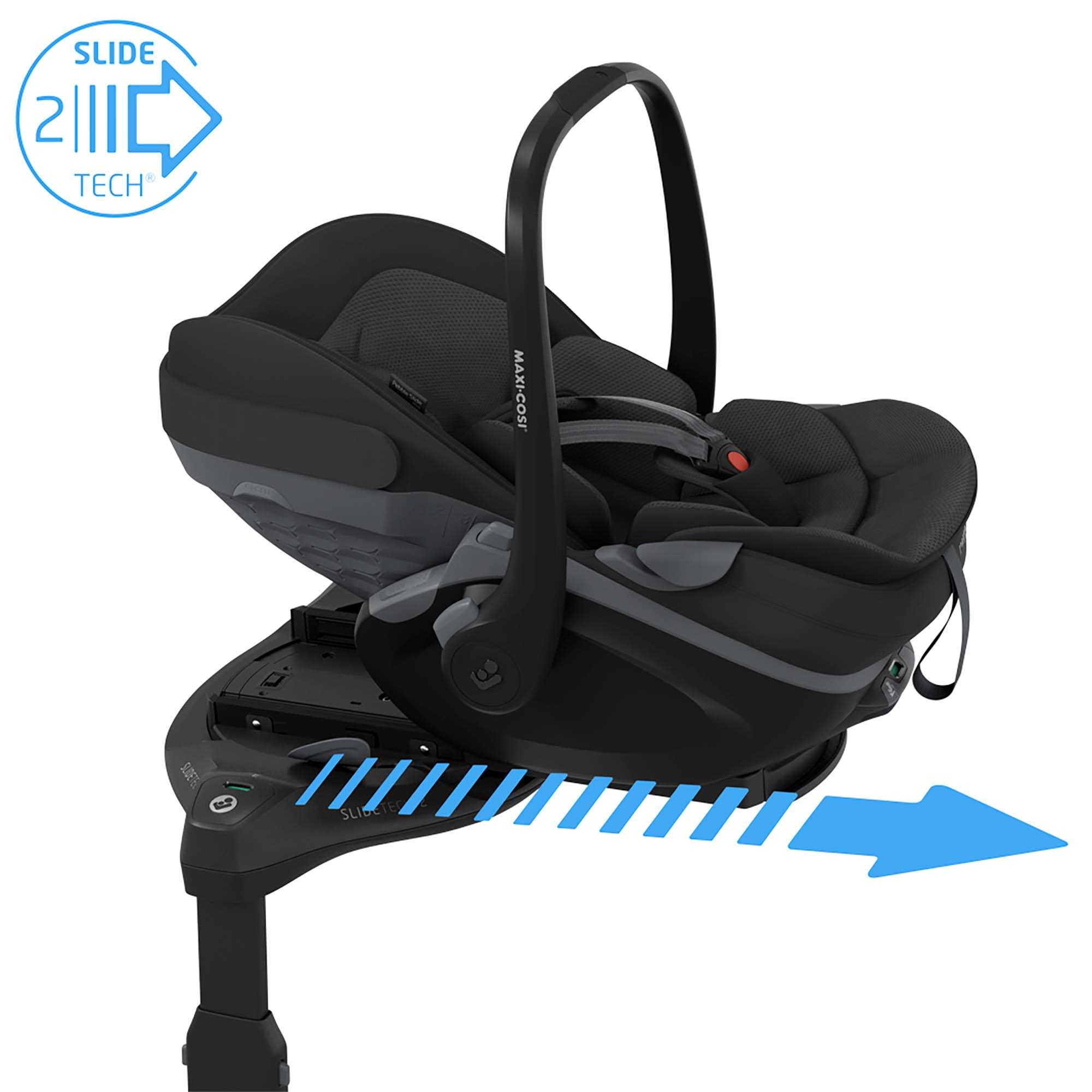 Babyschalen 0-13 kg, Gruppe 0+, MAXI-COSI Premium, Schwarz – Produktansicht