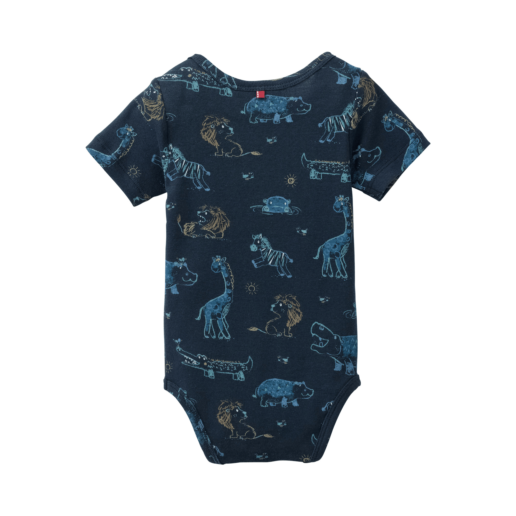 Kurzarmbodys, People Wear Organic, Blau – Besonderheit: aus 100% Bio-Baumwolle