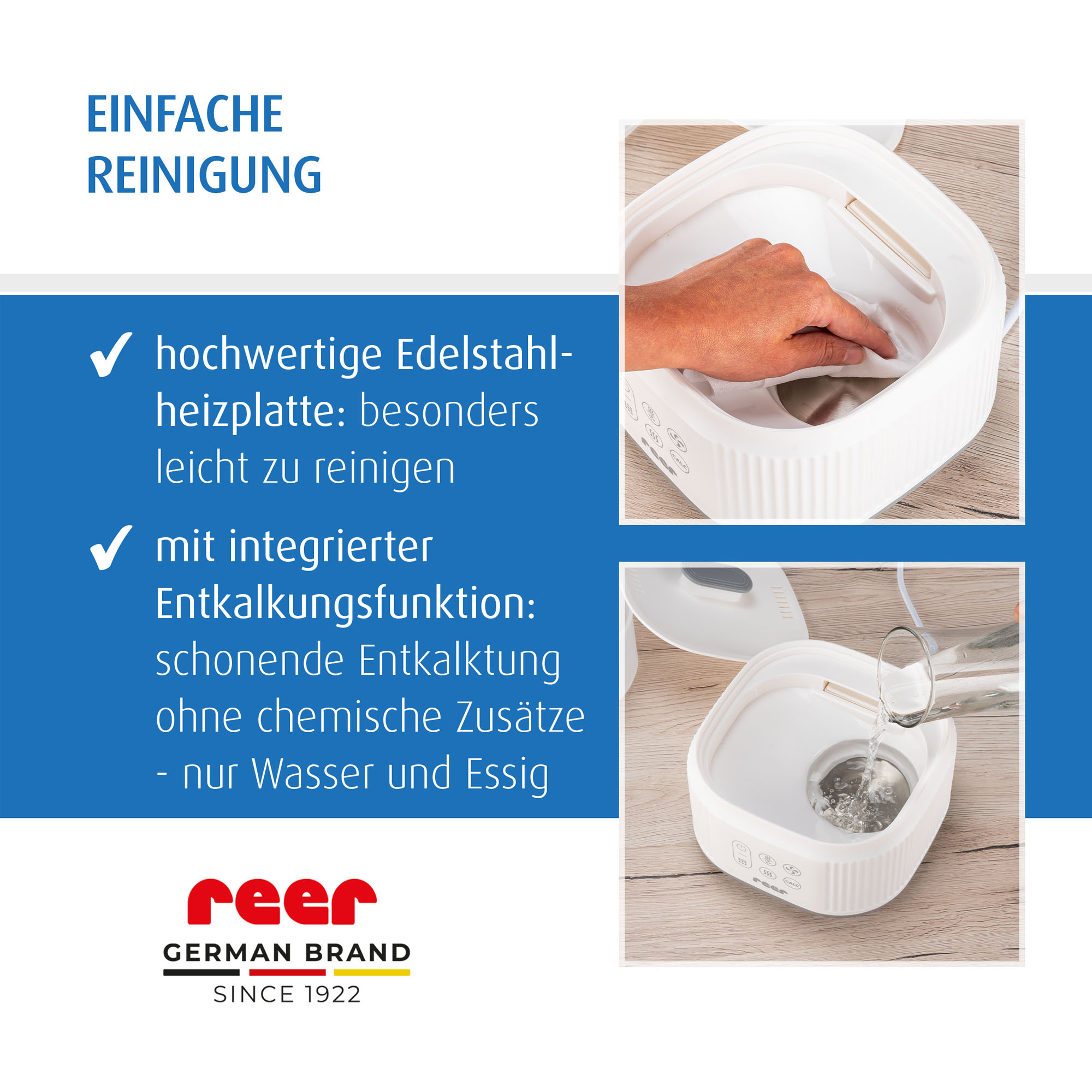 Vaporisatoren, reer, Weiß – Produktansicht