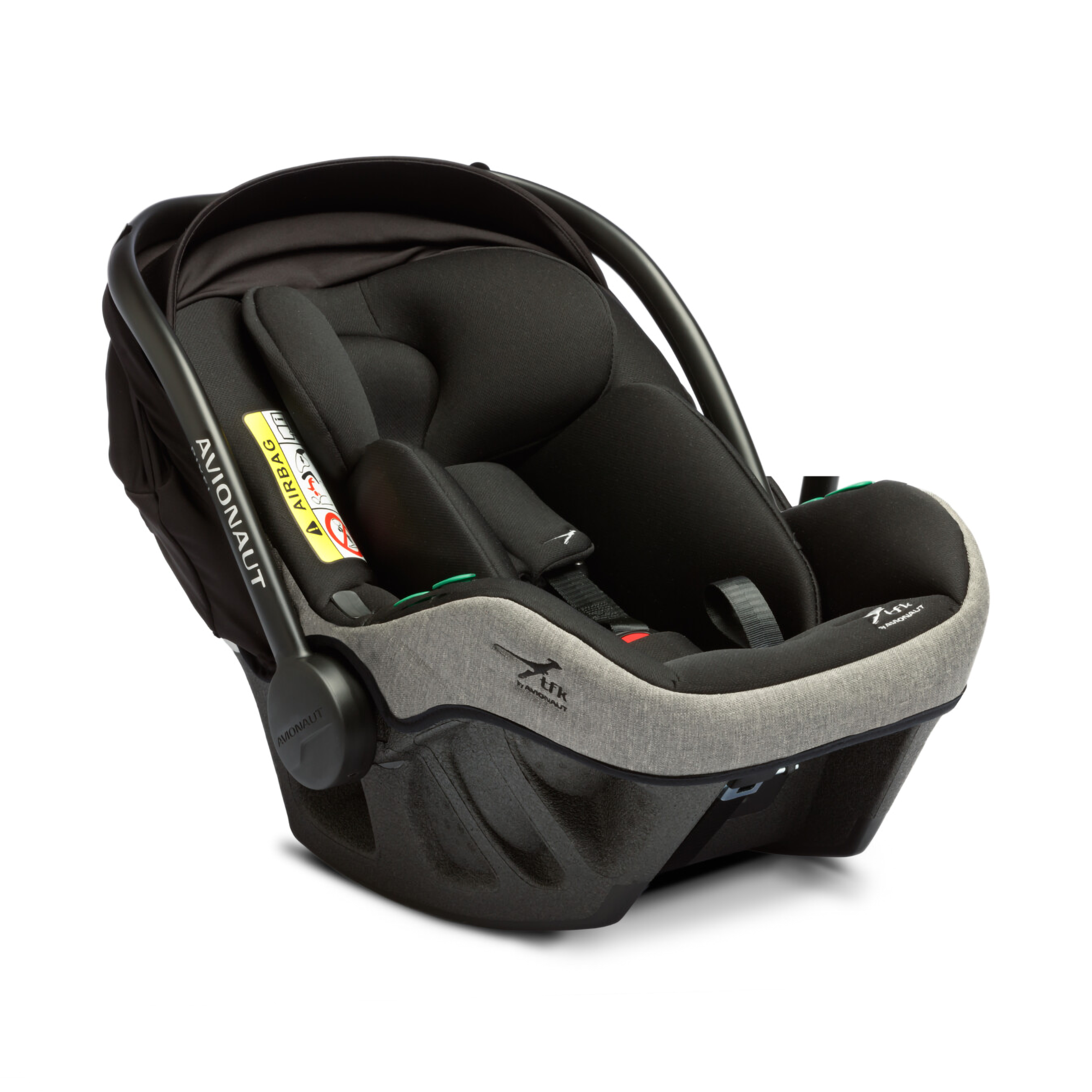 Babyschalen 0-13 kg, Gruppe 0+, tfk, Grau – Produktansicht