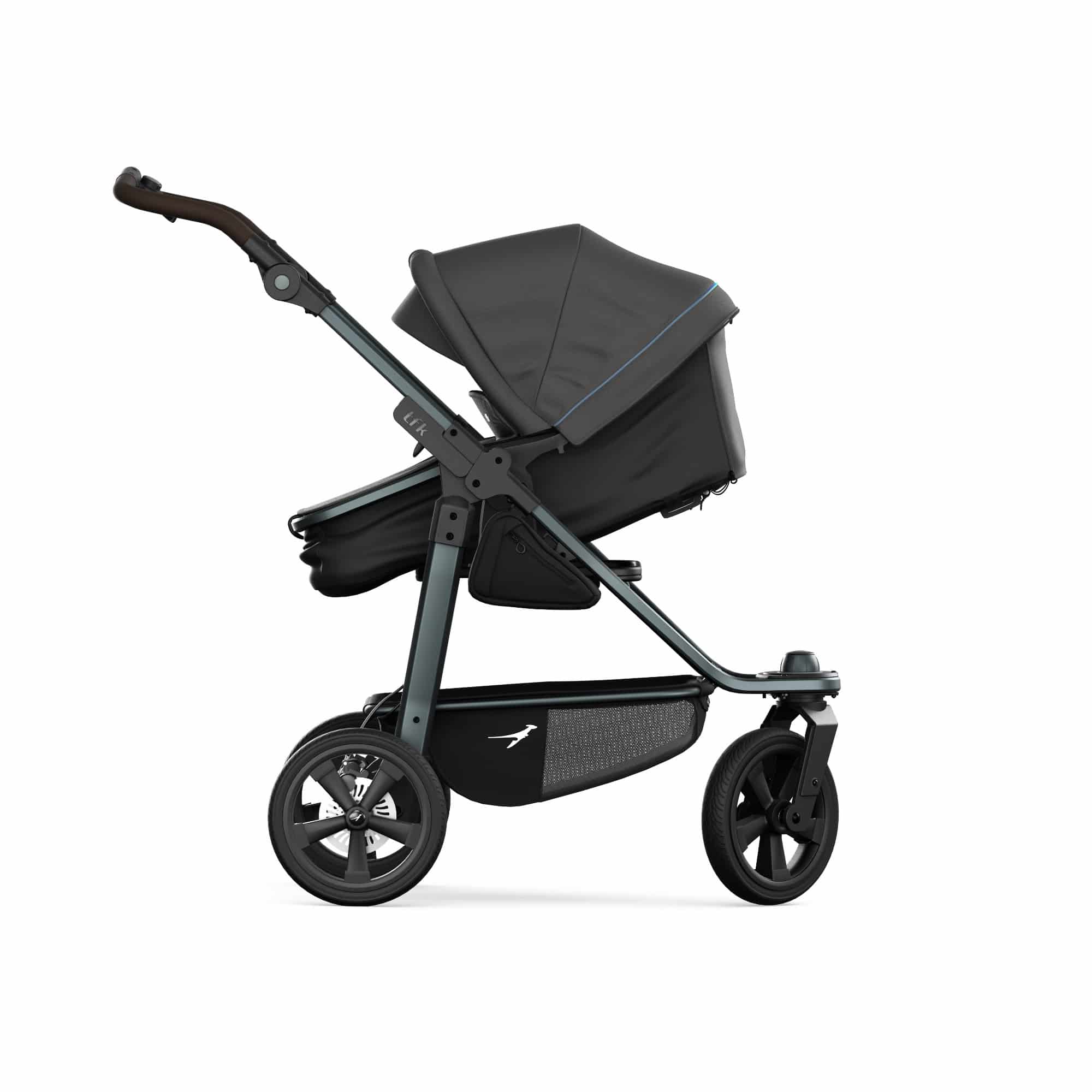 Kombi-Kinderwagen, tfk, Grau – Produktansicht