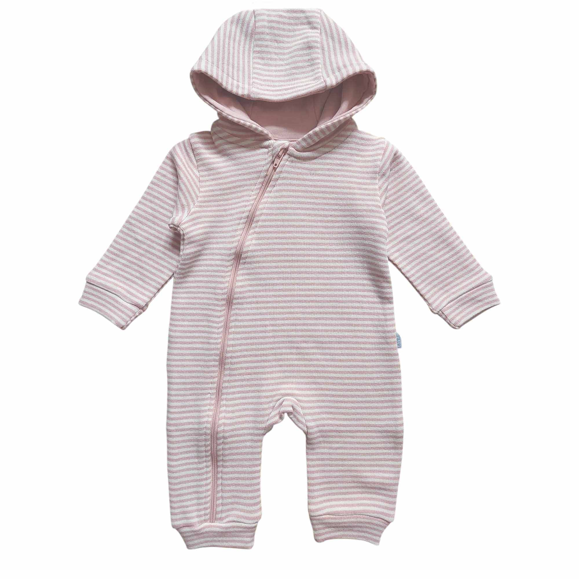 Overalls, LITTLE, Pink – Besonderheit: mit praktischem Reißverschluss und Kapuze