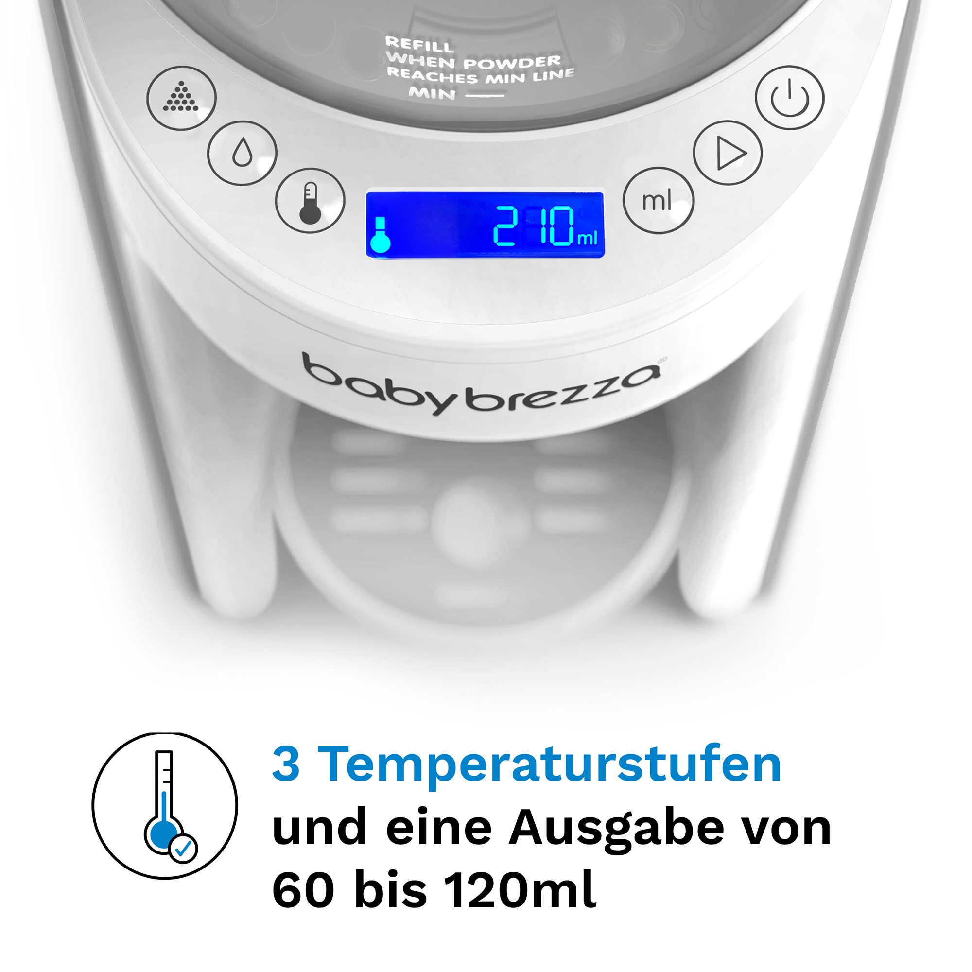 Produkte, babybrezza, Weiß – Produktansicht