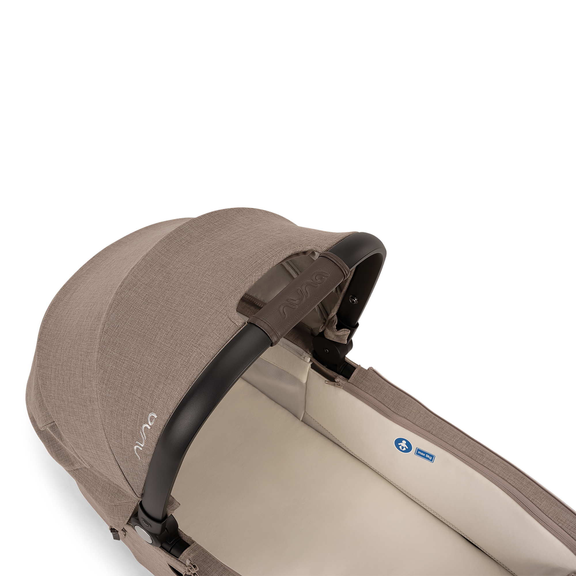 Kombi-Kinderwagen, nuna, Braun – Produktansicht
