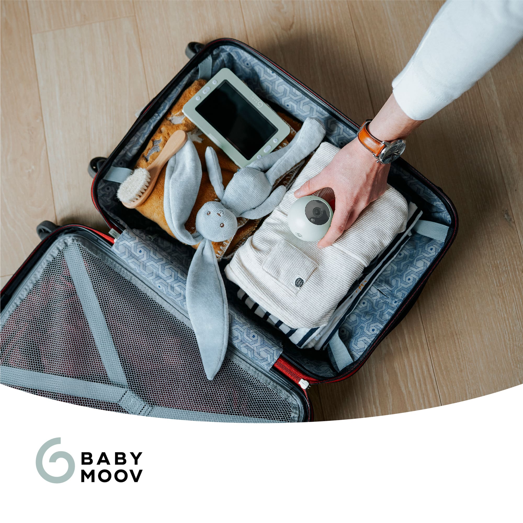 Video Babyphone, babymoov, Weiß – Produktansicht