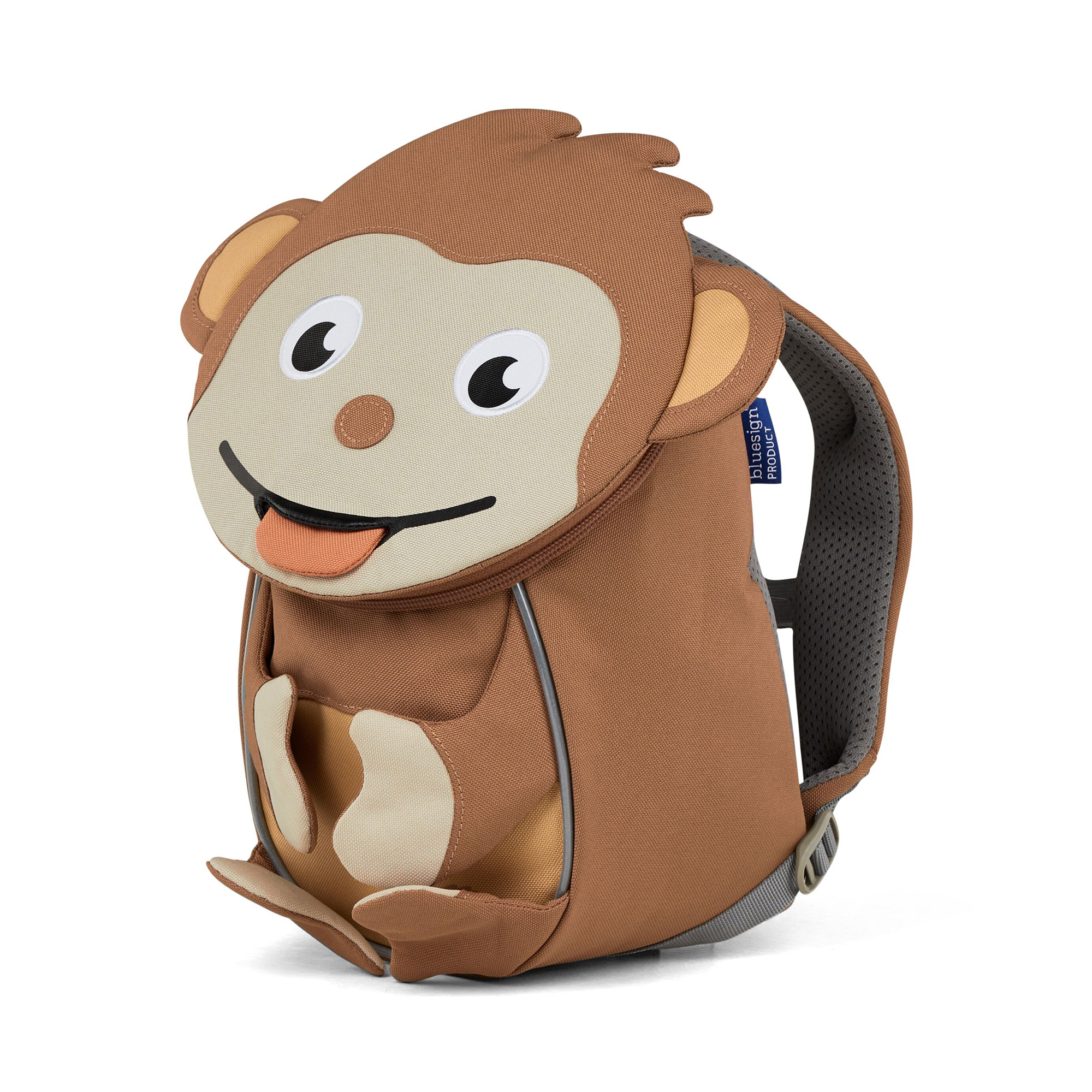 Kinderrucksäcke, Affenzahn, Braun – Produktansicht