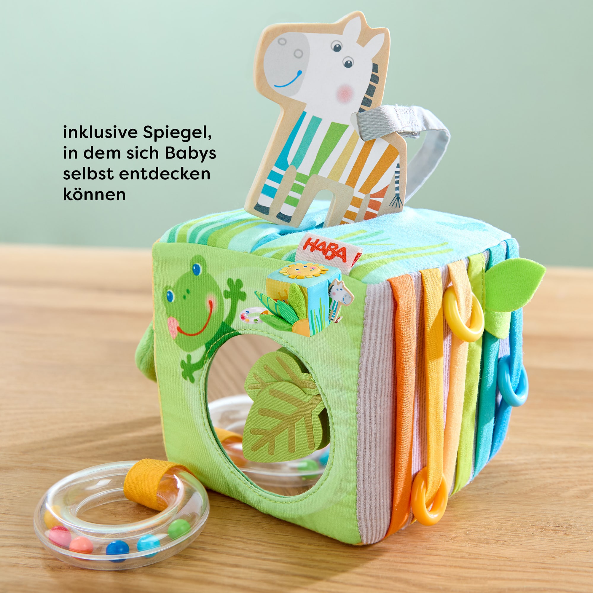 Spielwürfel, HABA, Grün – Produktansicht