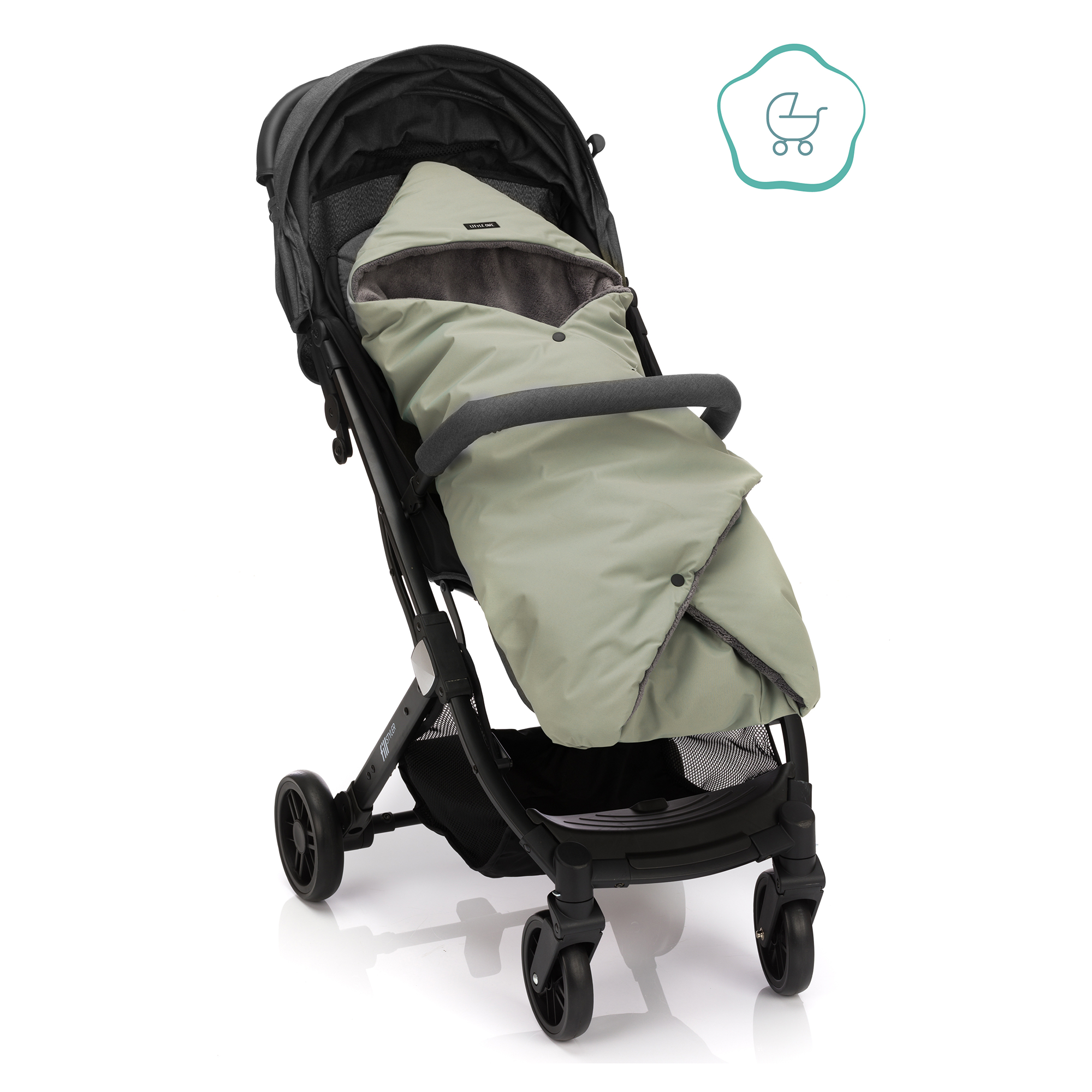 Einschlagdecken & Decken, LITTLE ONE, Grün – Produktansicht