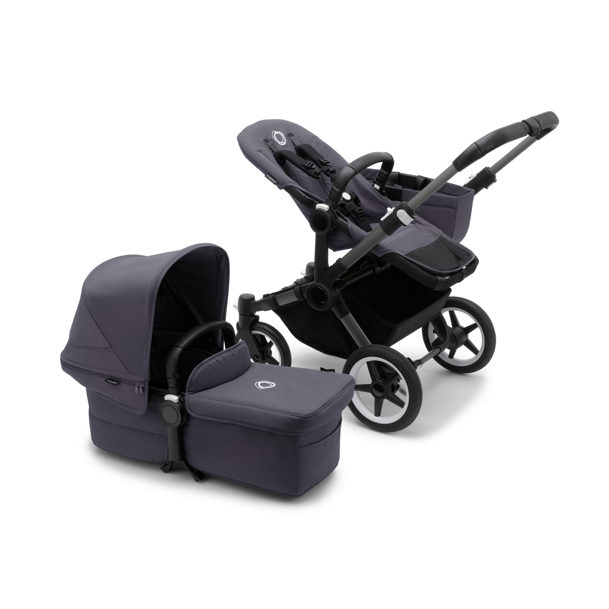 Set Donkey 5 Mono Komplettset mit Extension Set Stormy Blue bugaboo Blau 9000000000260 2