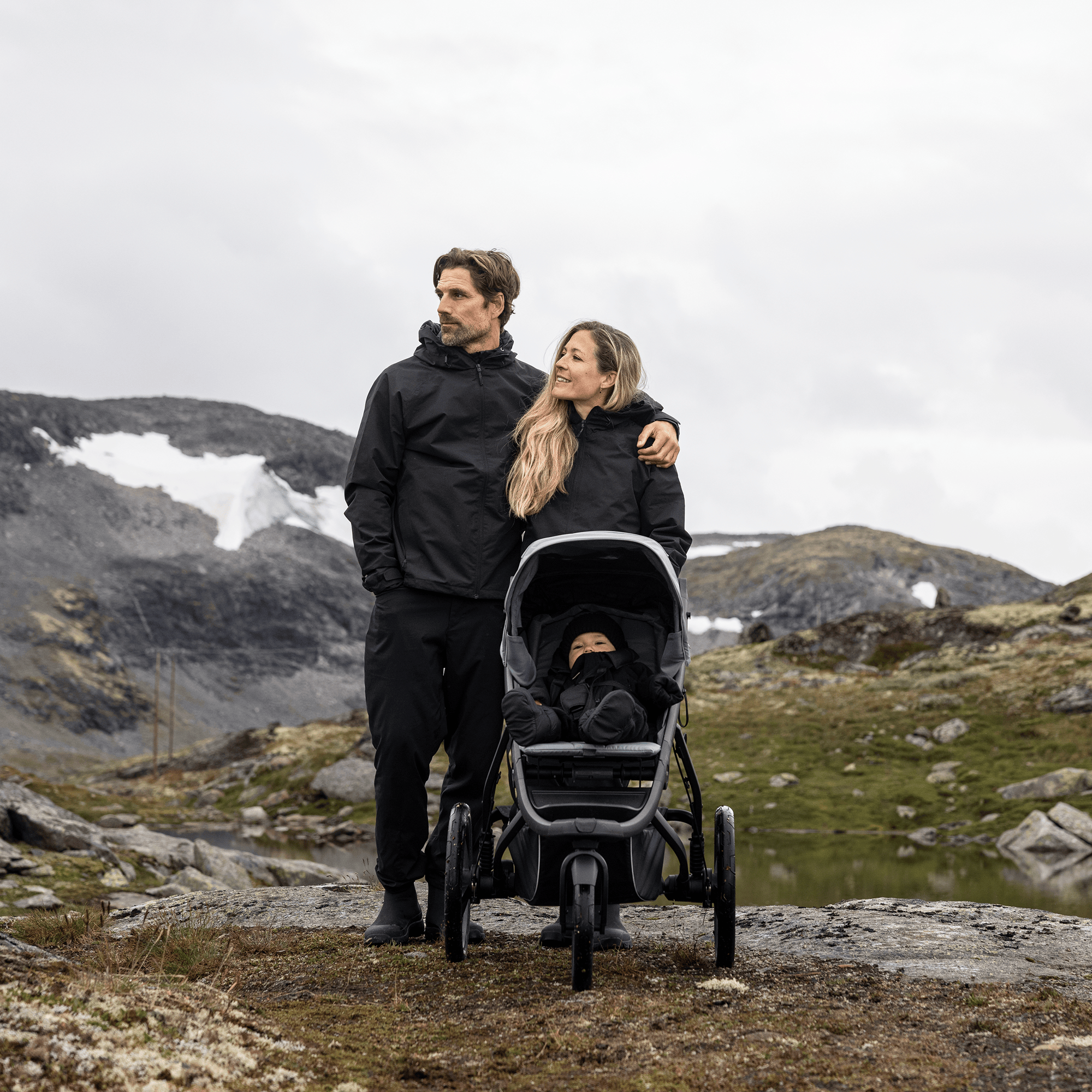 Kinderwagen Komplettsets, THULE, Schwarz – Produktansicht