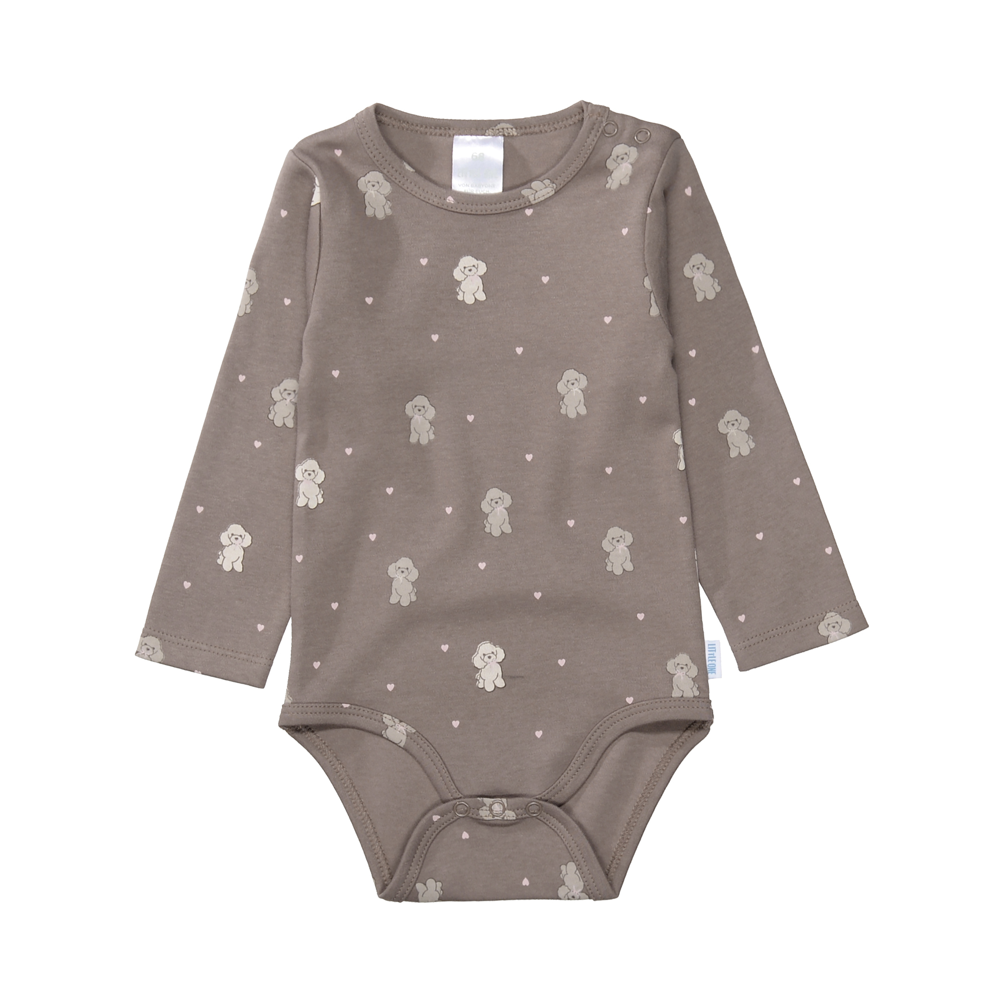 Langarmbodys, LITTLE ONE, Braun – Produktansicht