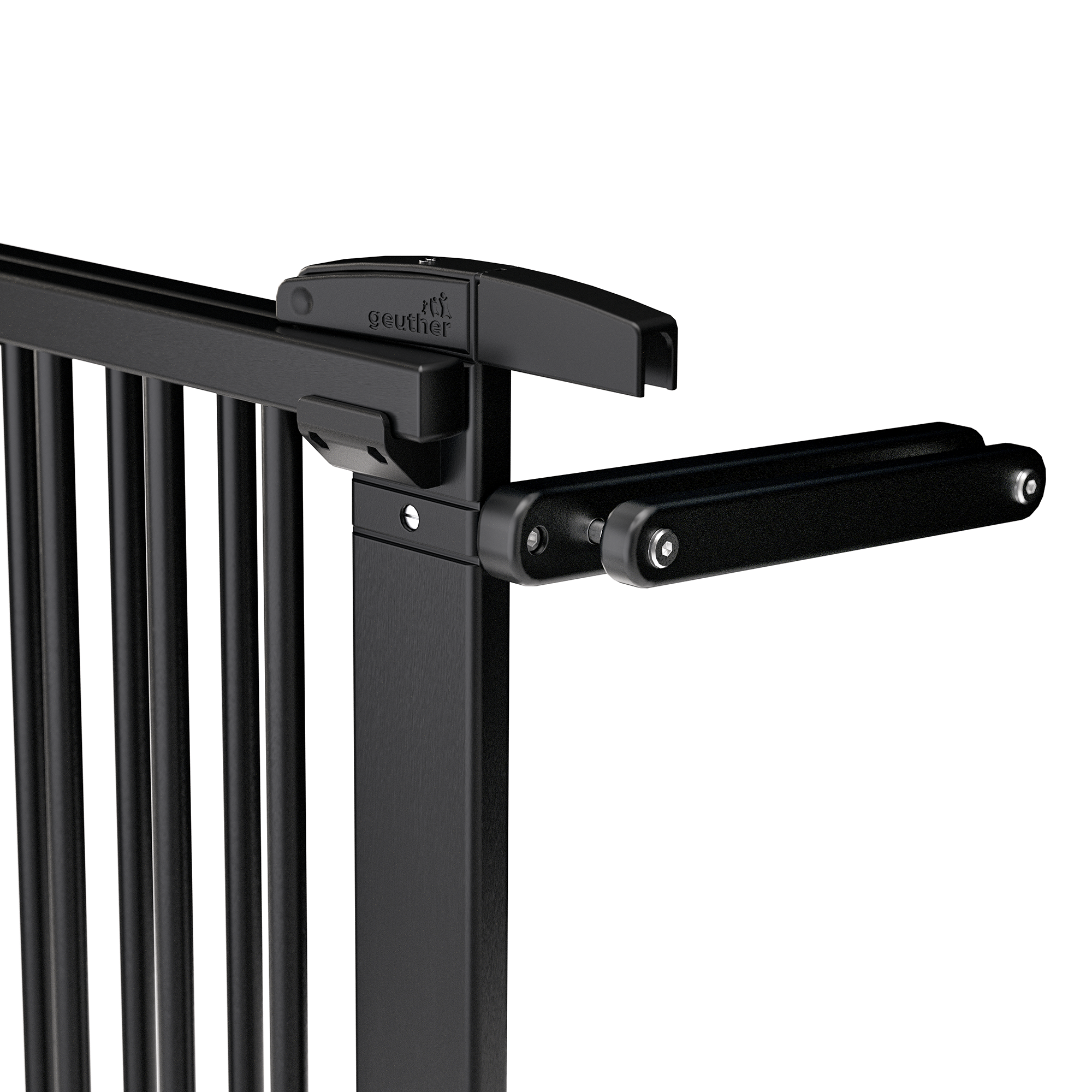 Tür- & Treppenschutzgitter, Geuther, Schwarz – Produktansicht