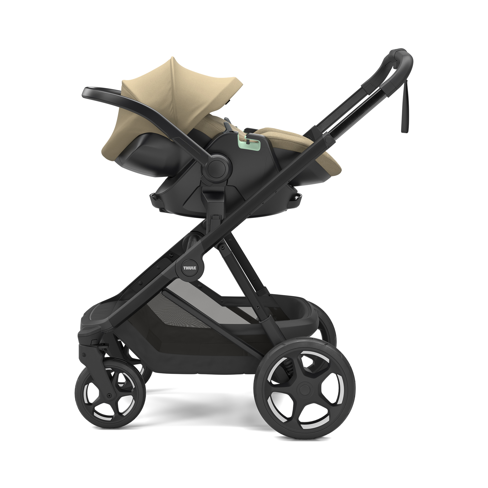 Babyschalen 0-13 kg, Gruppe 0+, THULE, Grün – Produktansicht