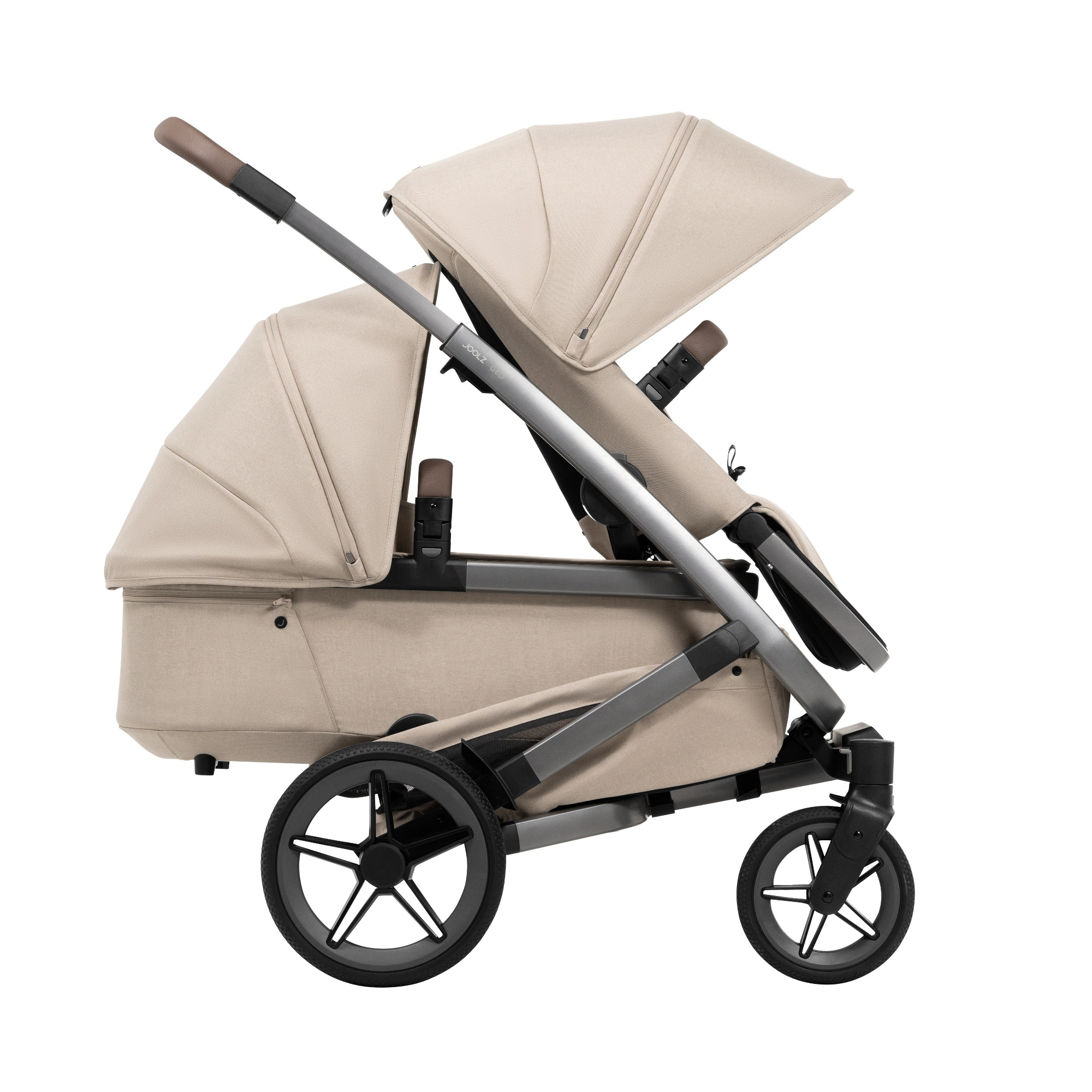 Zwillingswagen & Geschwisterwagen, JOOLZ, Beige – Produktansicht