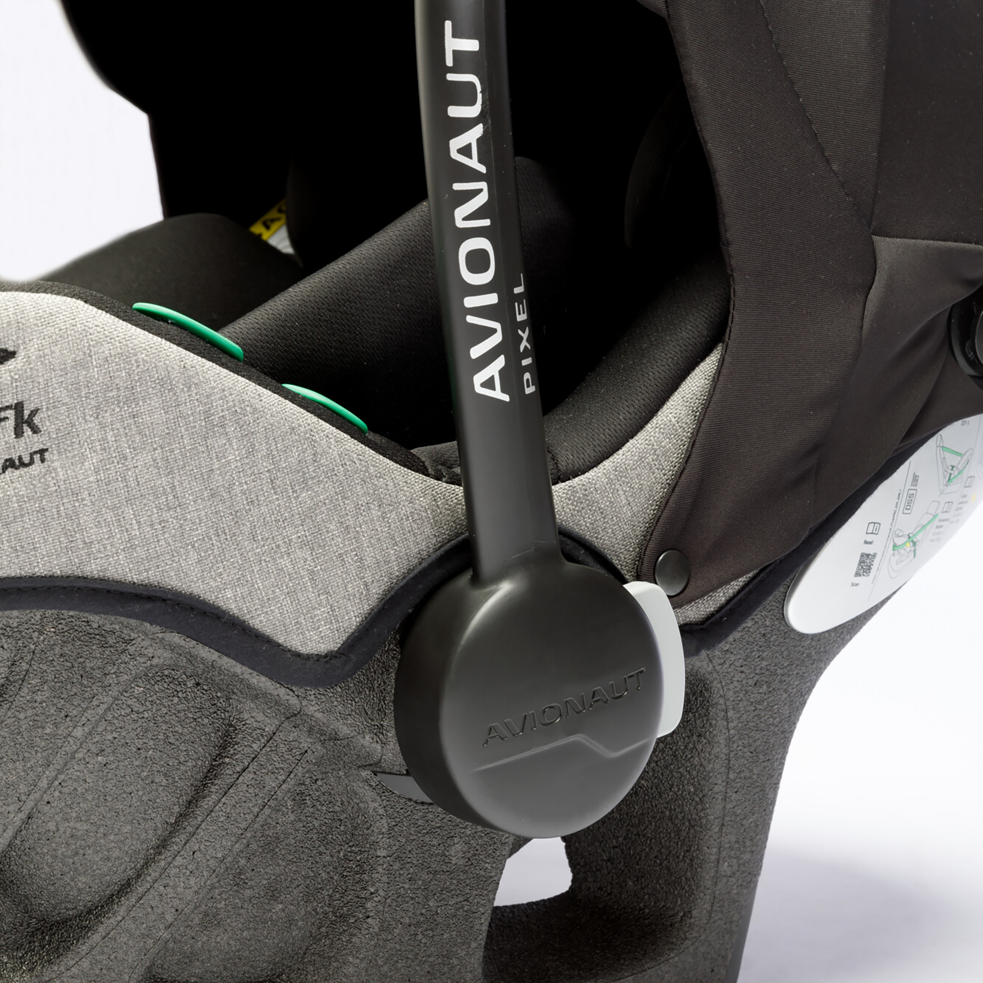 Babyschalen 0-13 kg, Gruppe 0+, tfk, Grau – Produktansicht