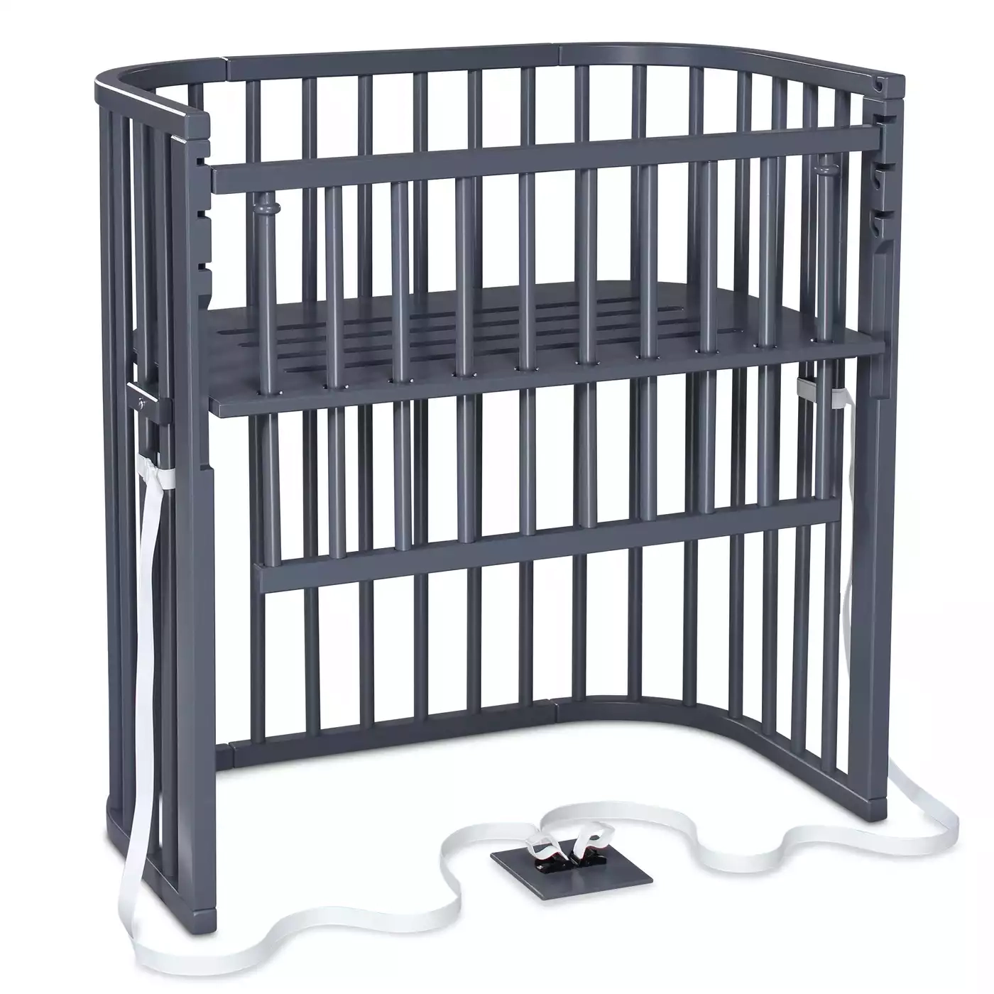 Beistellbetten, babybay, Grau – Produktansicht