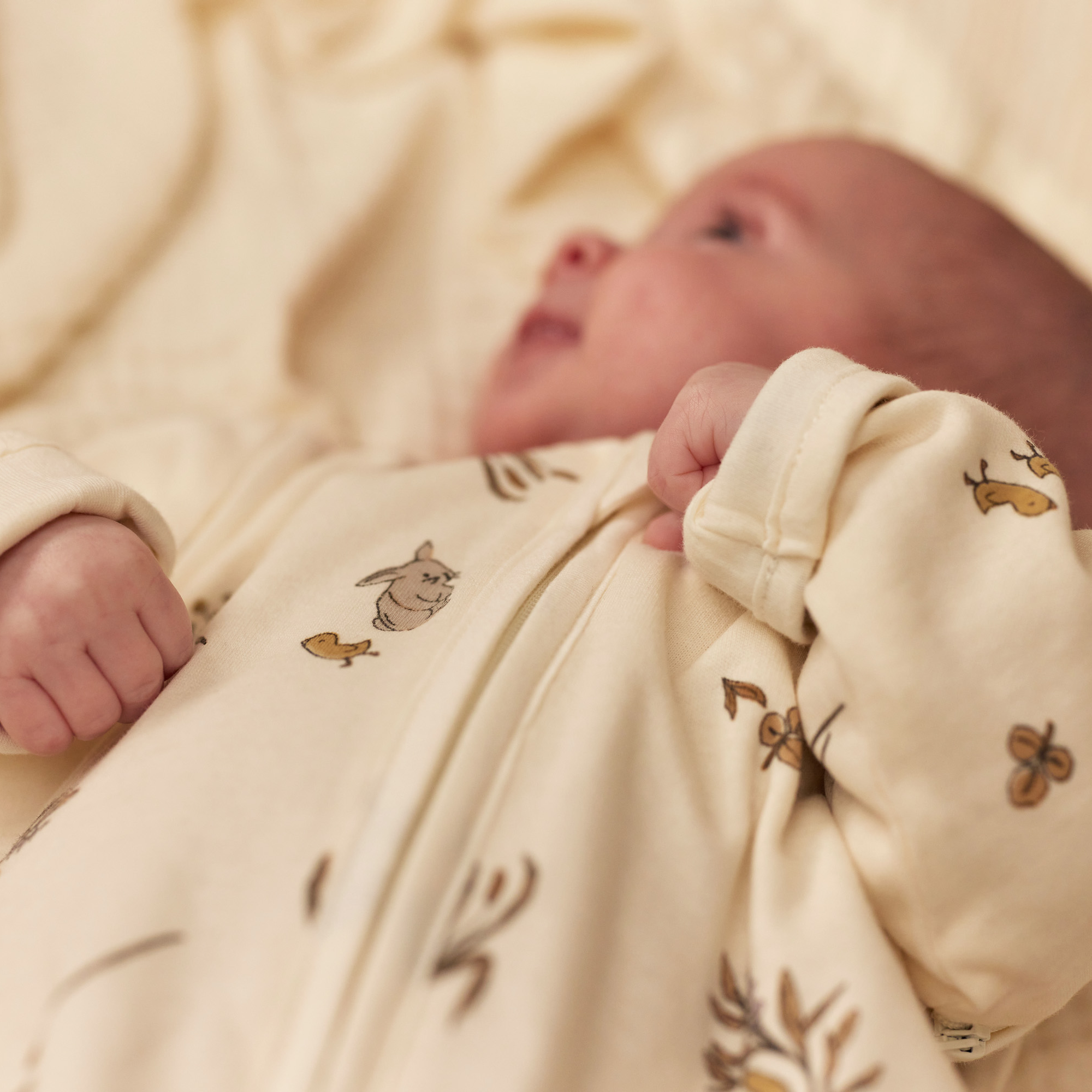 Sommerschlafsäcke, jollein, Weiß – Produktansicht