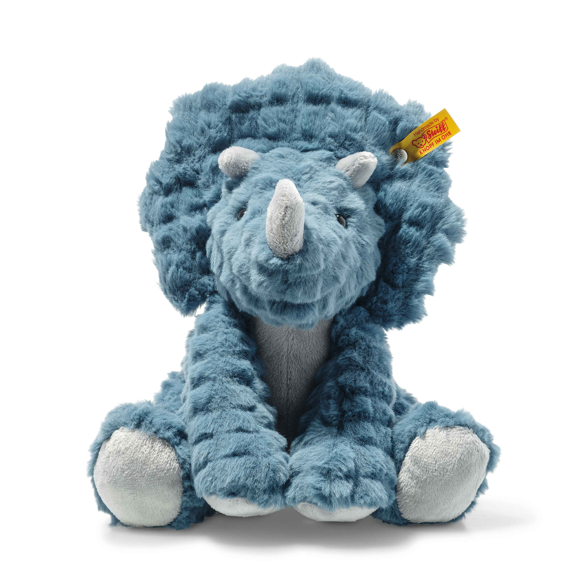 Kuscheltiere, Steiff, Blau – Besonderheit: Dinosaurier zum Kuscheln und Spielen