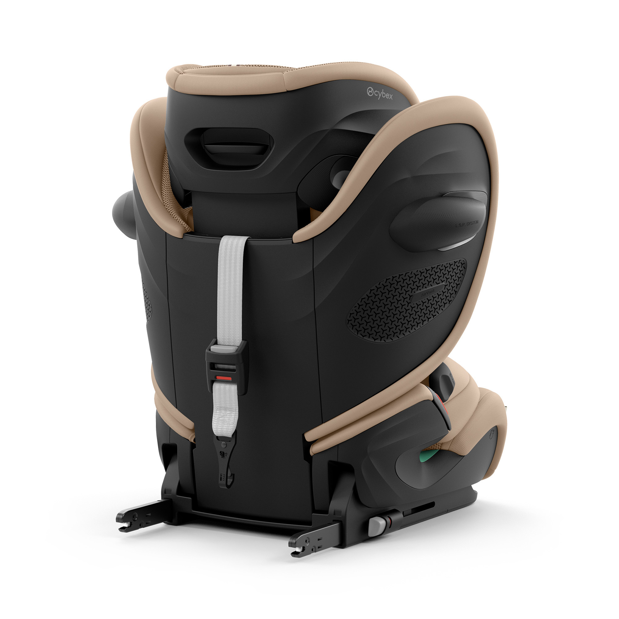 Kindersitze 9-36 kg, Gruppe 1/2/3, cybex, Beige – Besonderheit: der fangkörper reduziert das Risiko von Nackenverletzungen um 25% im Vergleich zum konventionellen Gurtsystem