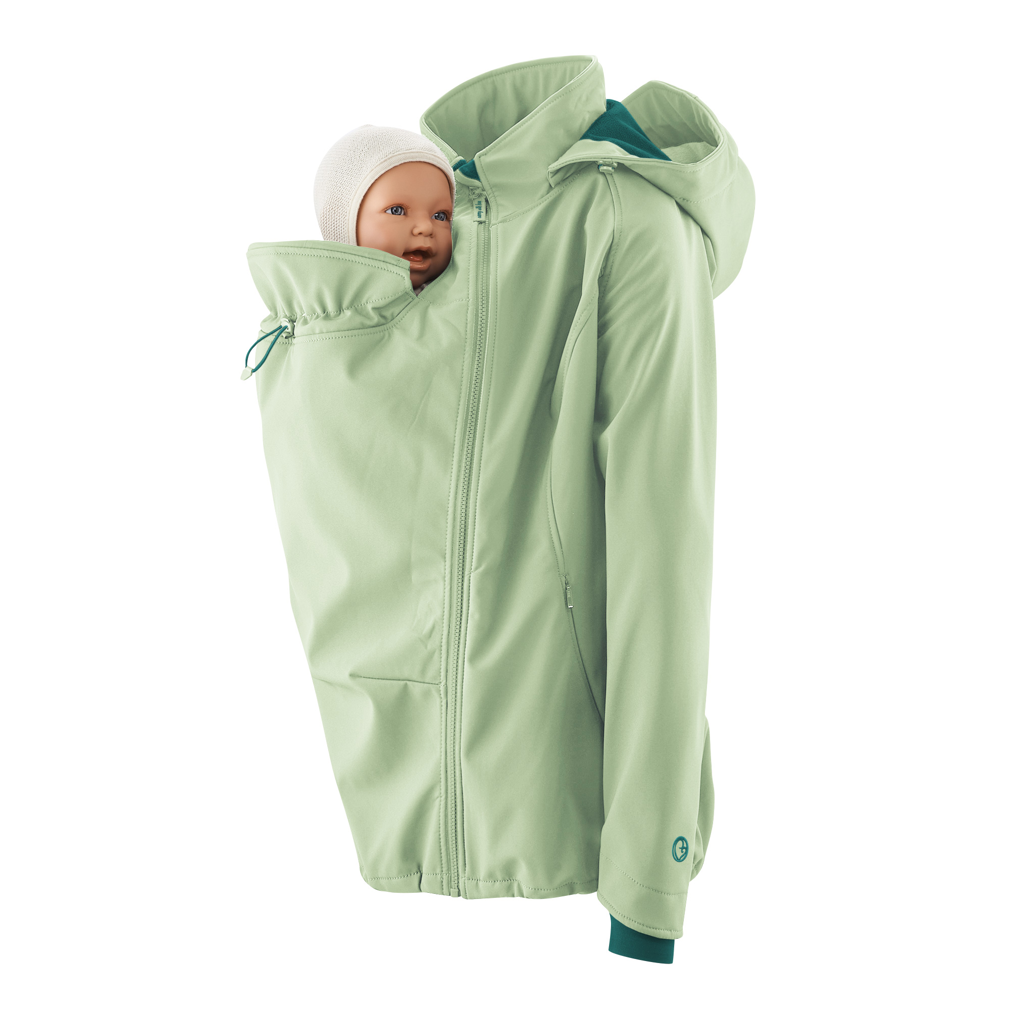 mamalila Softshell-Tragejacke Allrounder Mint | BabyOne