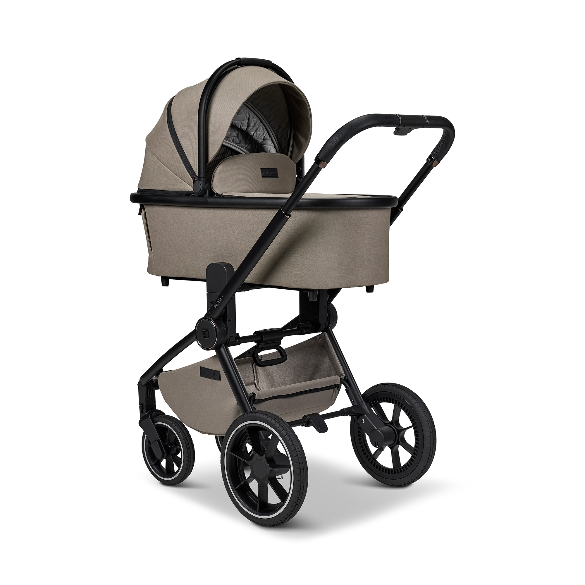 Kombi-Kinderwagen, MOON, Beige – Produktansicht