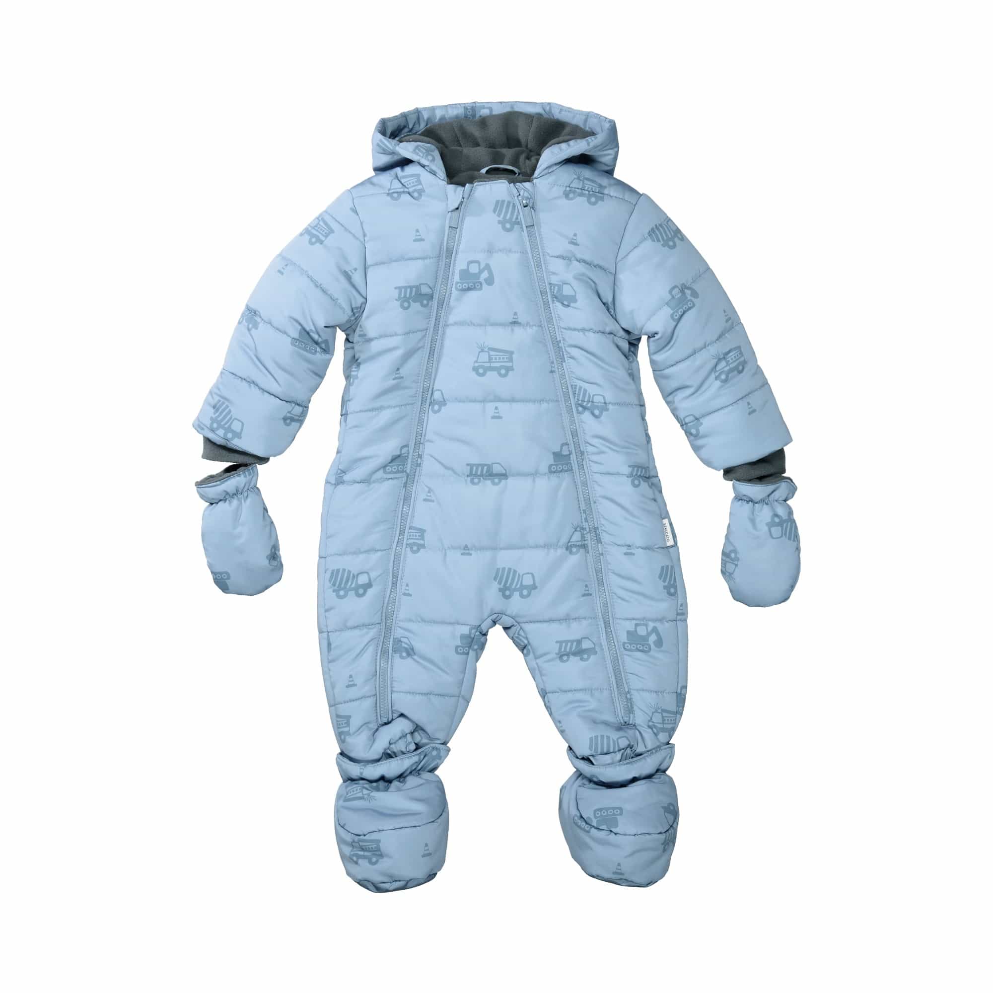 Schneeanzüge, STACCATO, Blau – Besonderheit: Reißverschluss mit Kinnschutz

