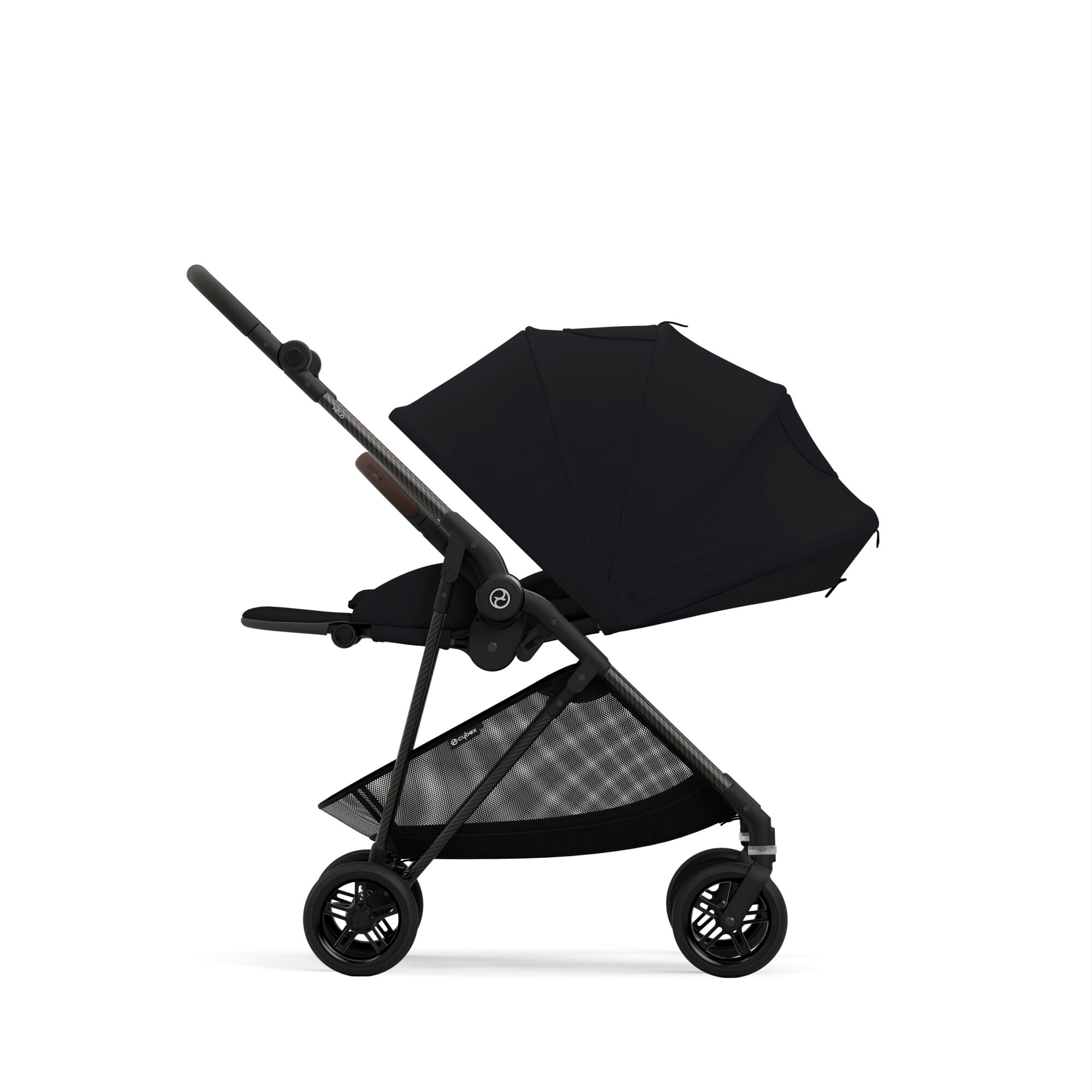 Kombi-Kinderwagen, cybex, Schwarz – Produktansicht