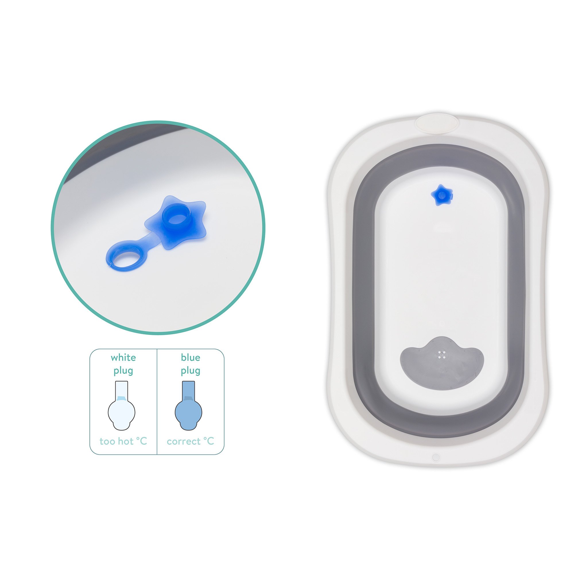 Badewannen, fillikid, Mehrfarbig – Produktansicht