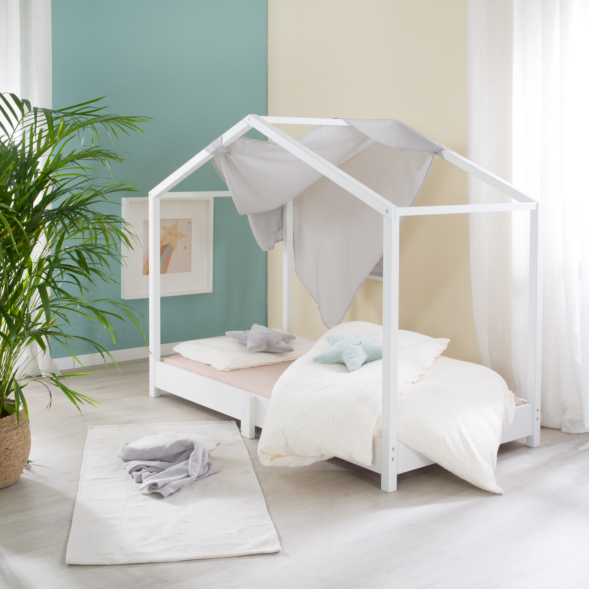 Hausbett, roba, Weiß – Produktansicht