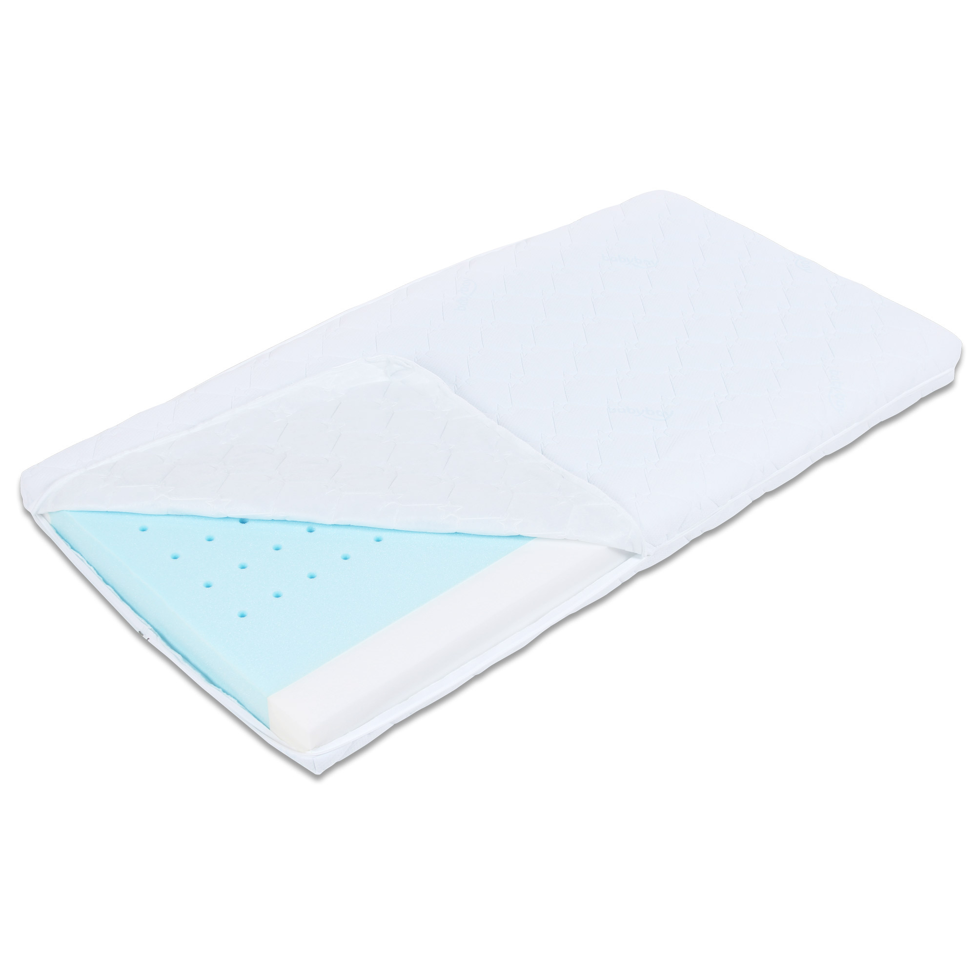 Matratzen 70 x 140 cm, tobi, Weiß – Produktansicht