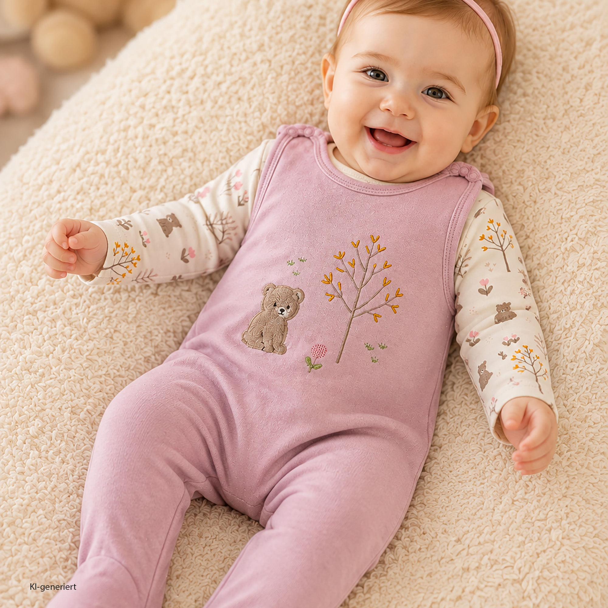 Strampler, LITTLE, Pink – Produktansicht