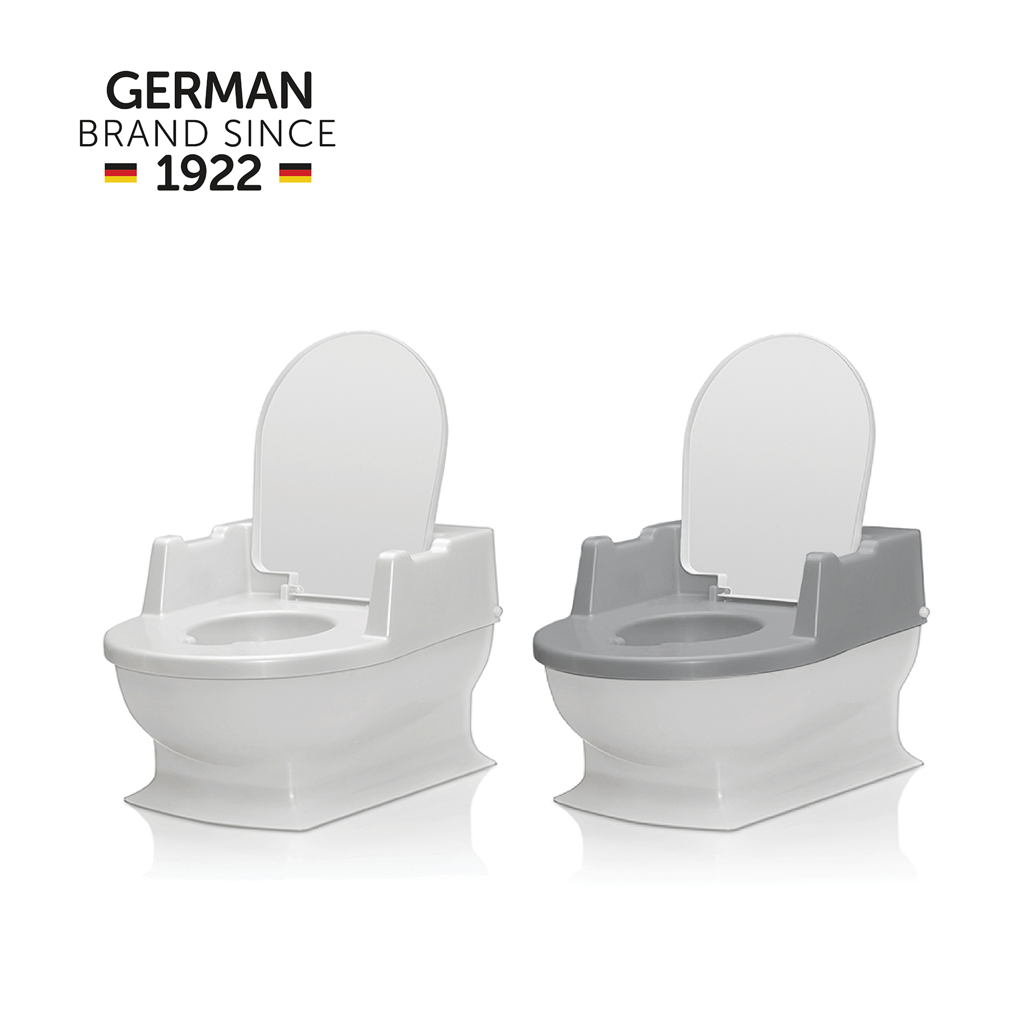 Töpfchen, reer, Grau – Produktansicht