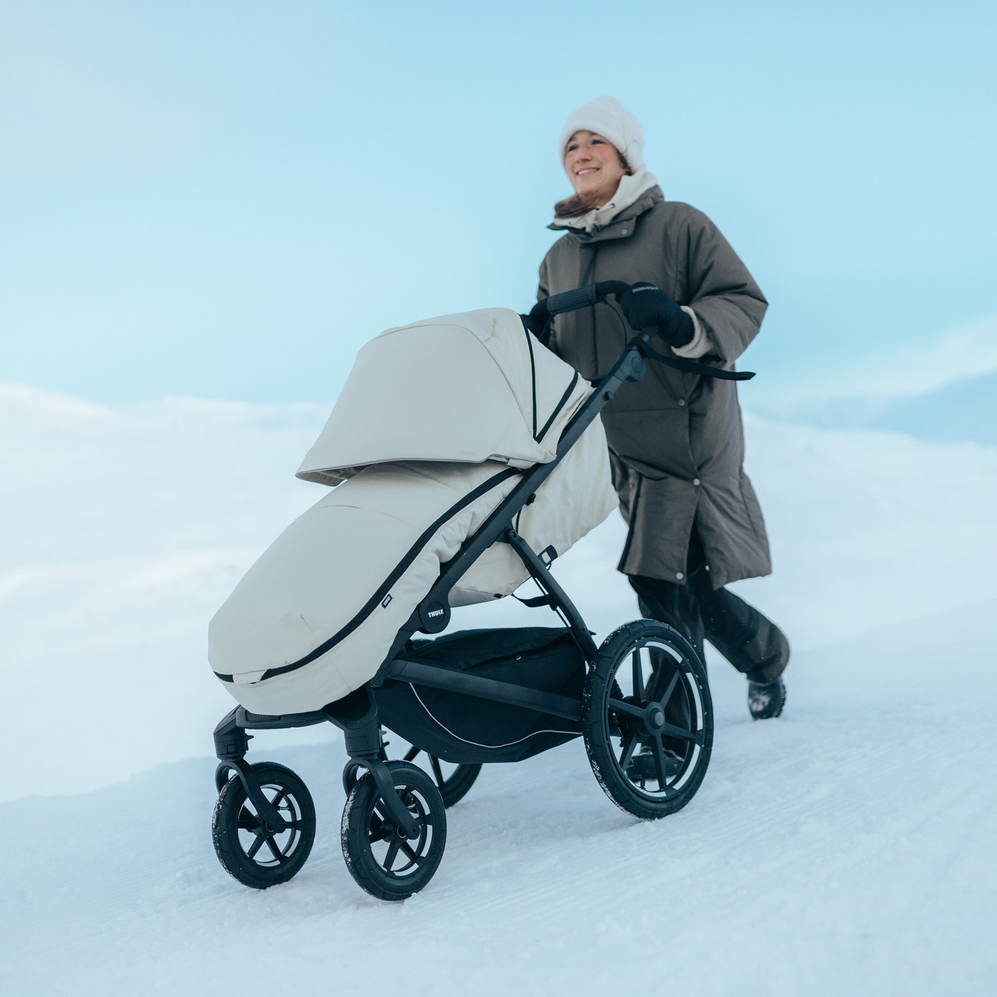 Produkte, THULE, Beige – Besonderheit: warmer, gemütlicher Fußsack