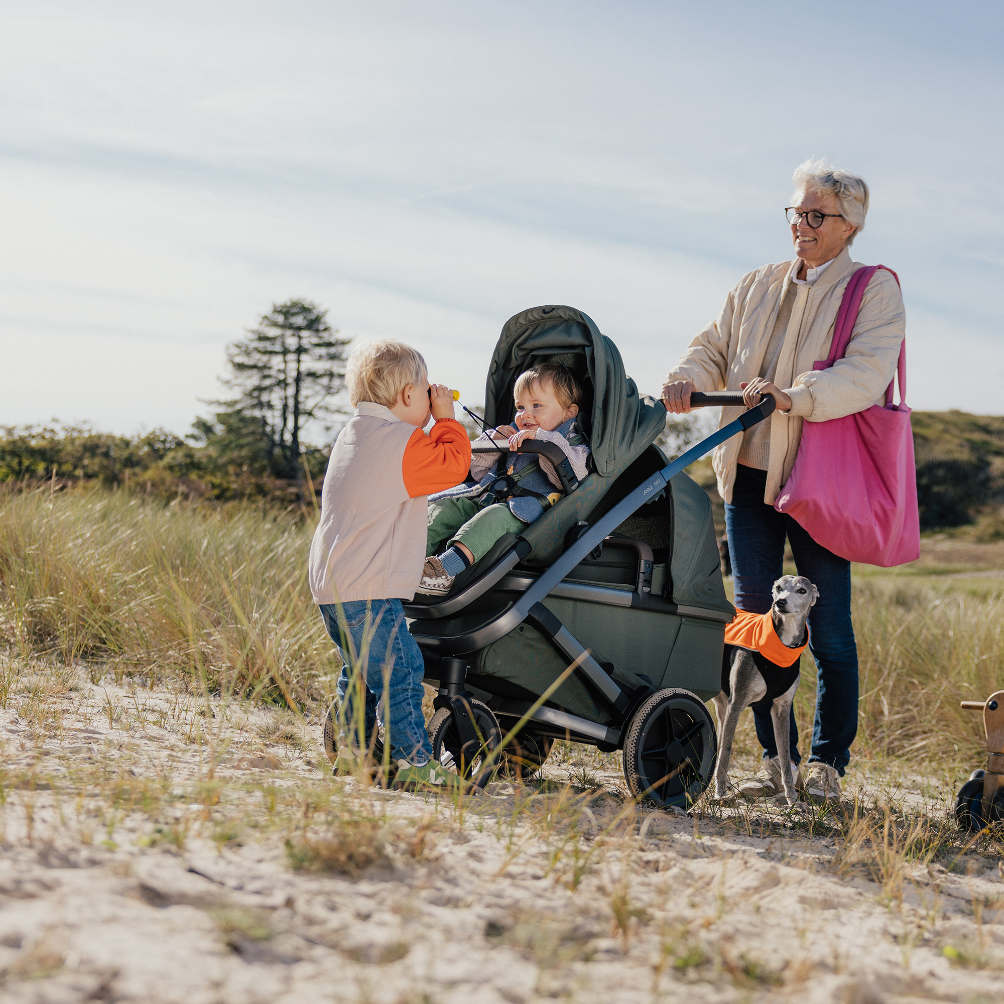 Zwillingswagen & Geschwisterwagen, JOOLZ, Grün – Produktansicht