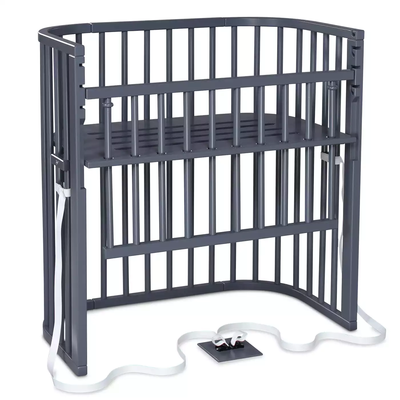 Beistellbetten, babybay, Grau – Produktansicht