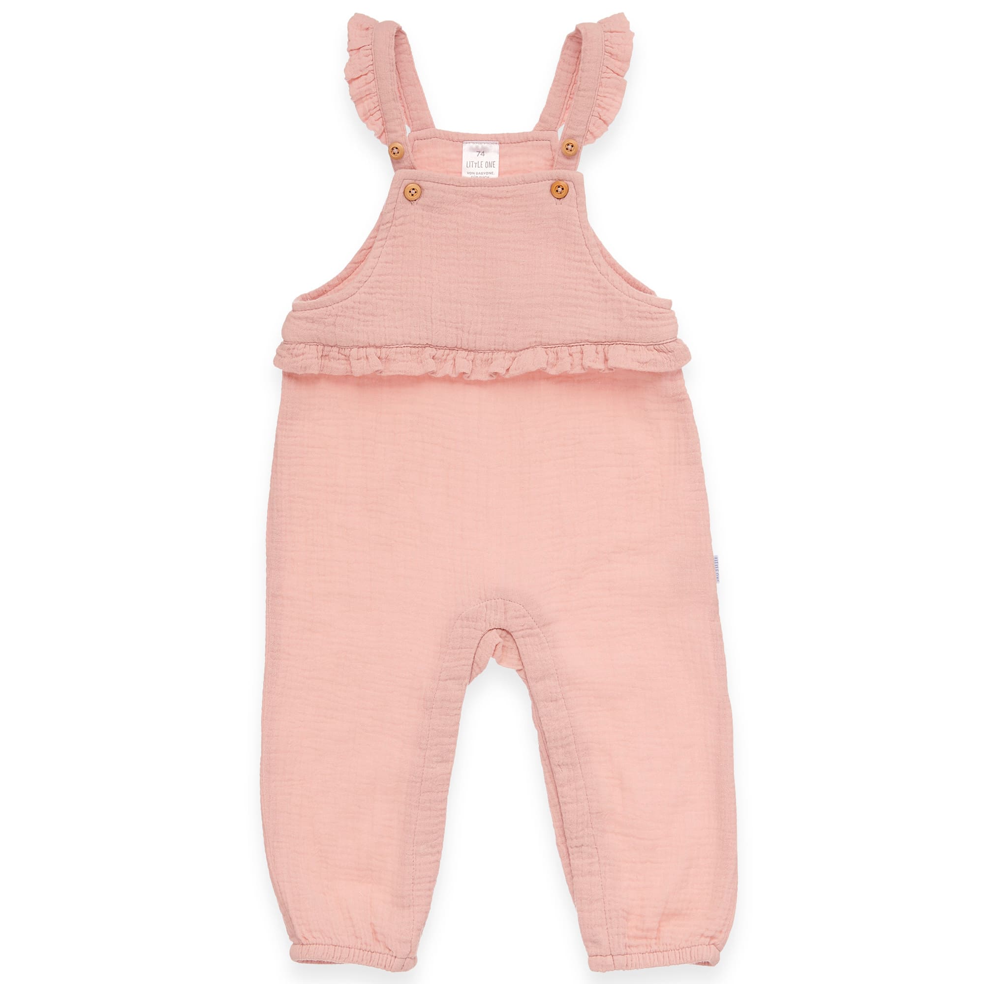 Latzhosen, LITTLE ONE, Pink – Besonderheit: aus 100% Baumwolle