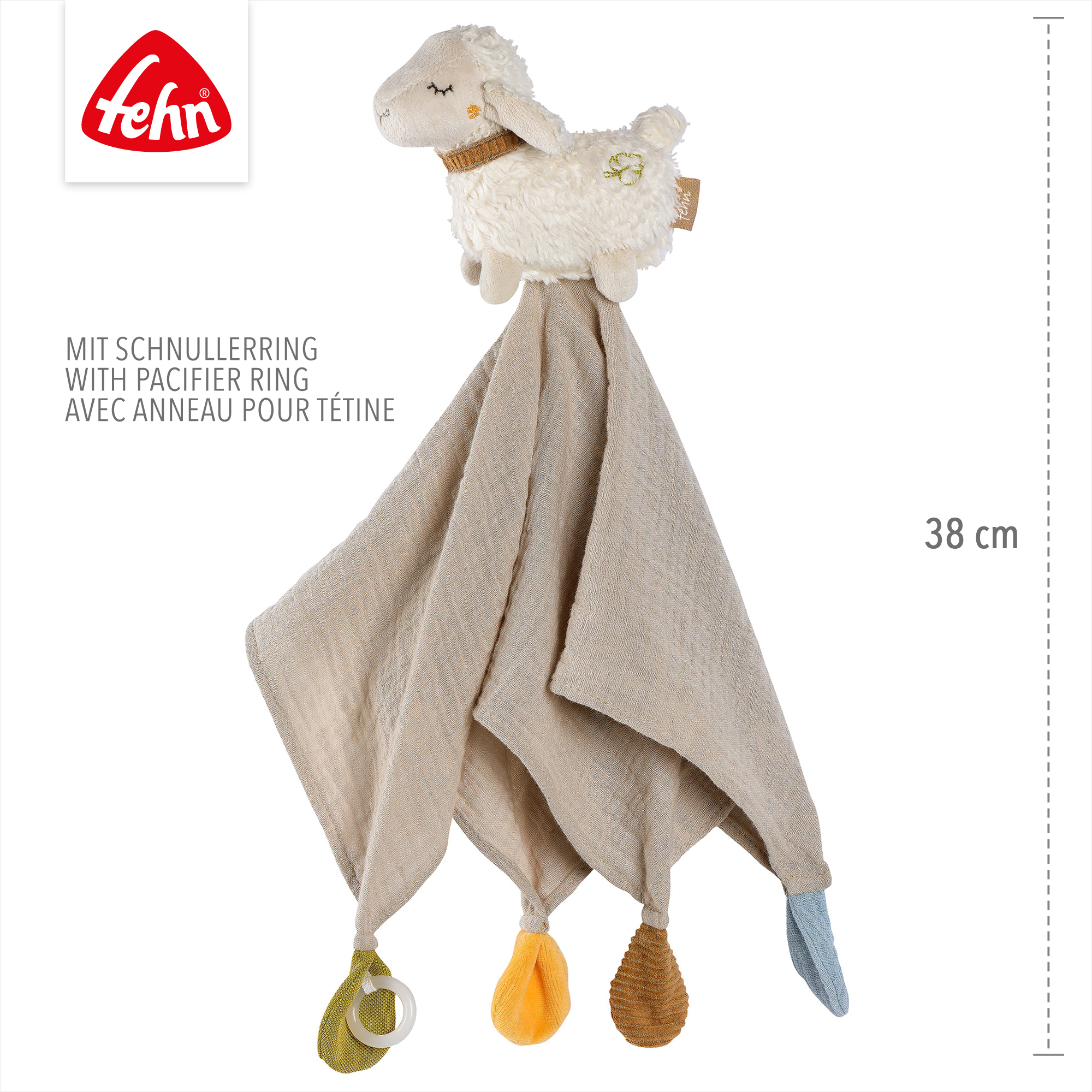 Schmusetücher, fehn, Mehrfarbig – Produktansicht