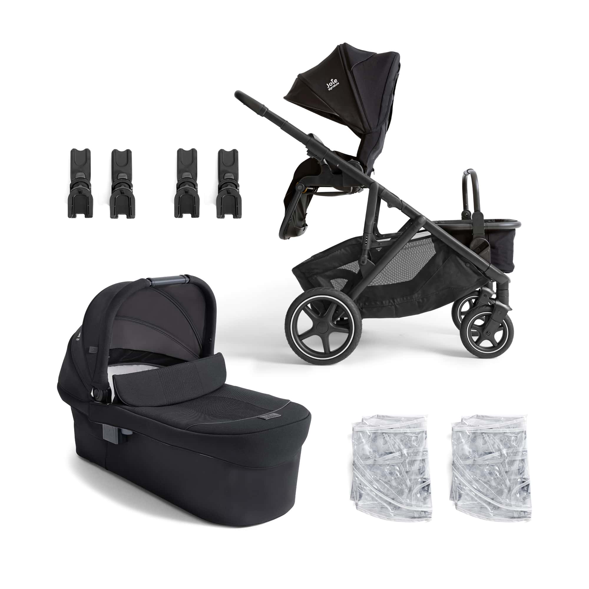 Kombi-Kinderwagen, Joie signature, Schwarz – Produktansicht
