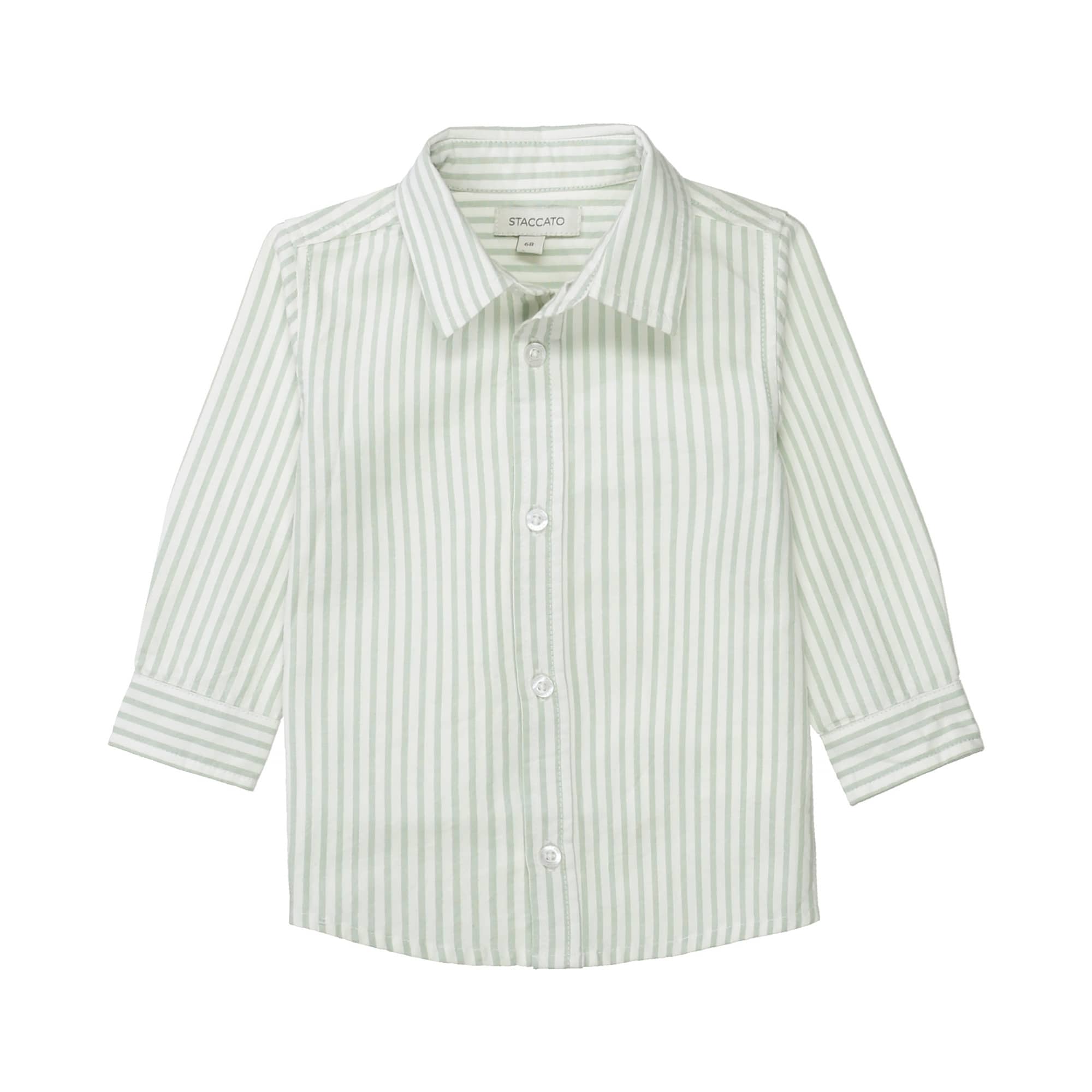 Hemden & Blusen, STACCATO, Grün – Besonderheit: aus 100% Baumwolle