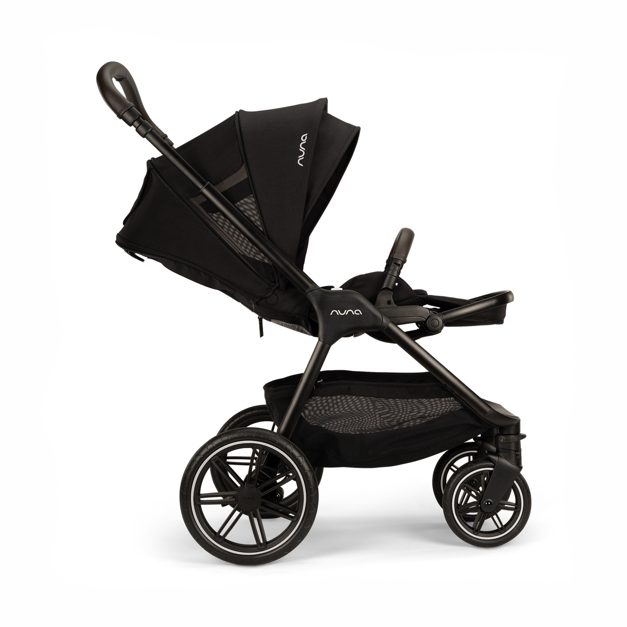 Kombi-Kinderwagen, nuna, Schwarz – Produktansicht