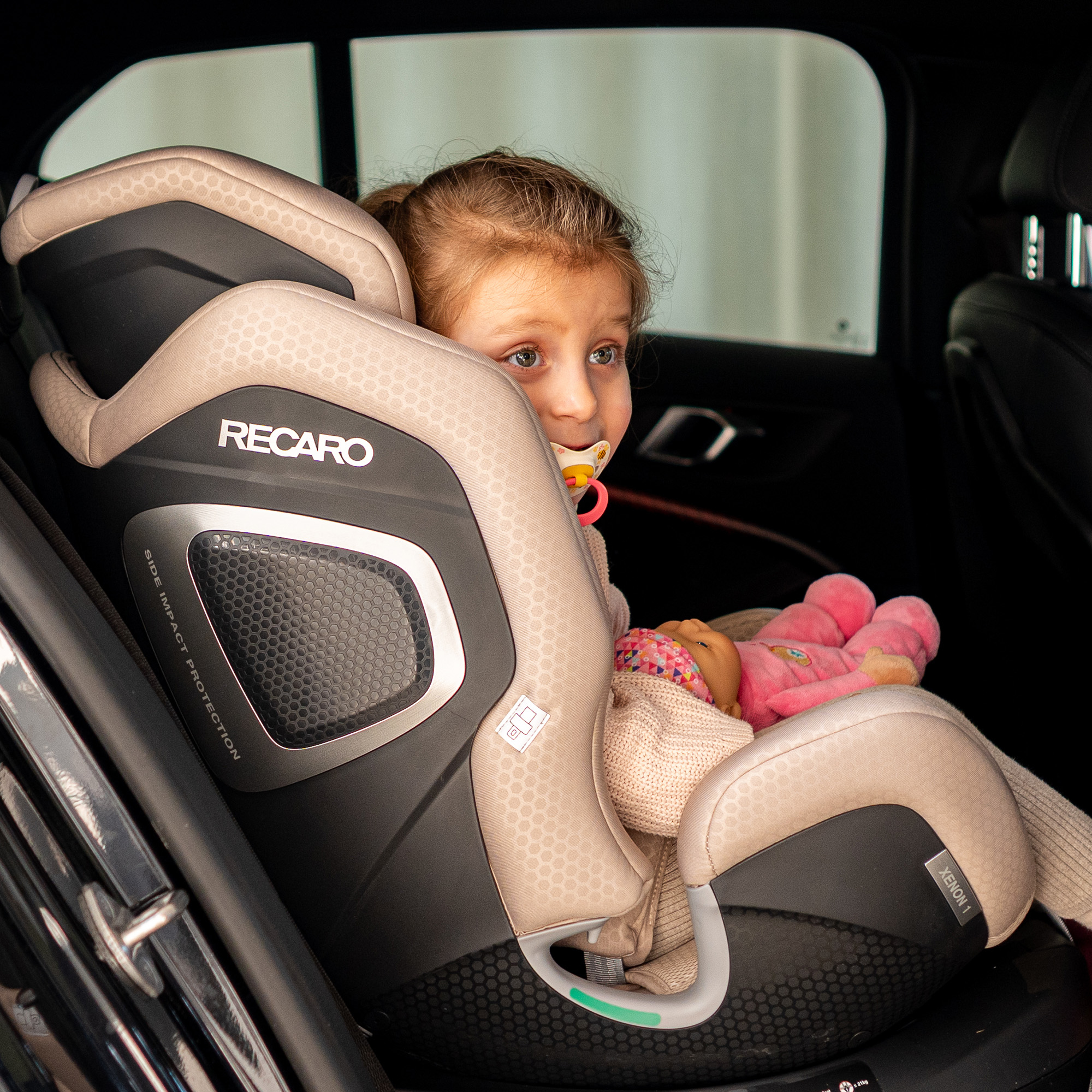 Reboarder 0-18 kg, Gruppe 0+/1, RECARO, Beige – Produktansicht