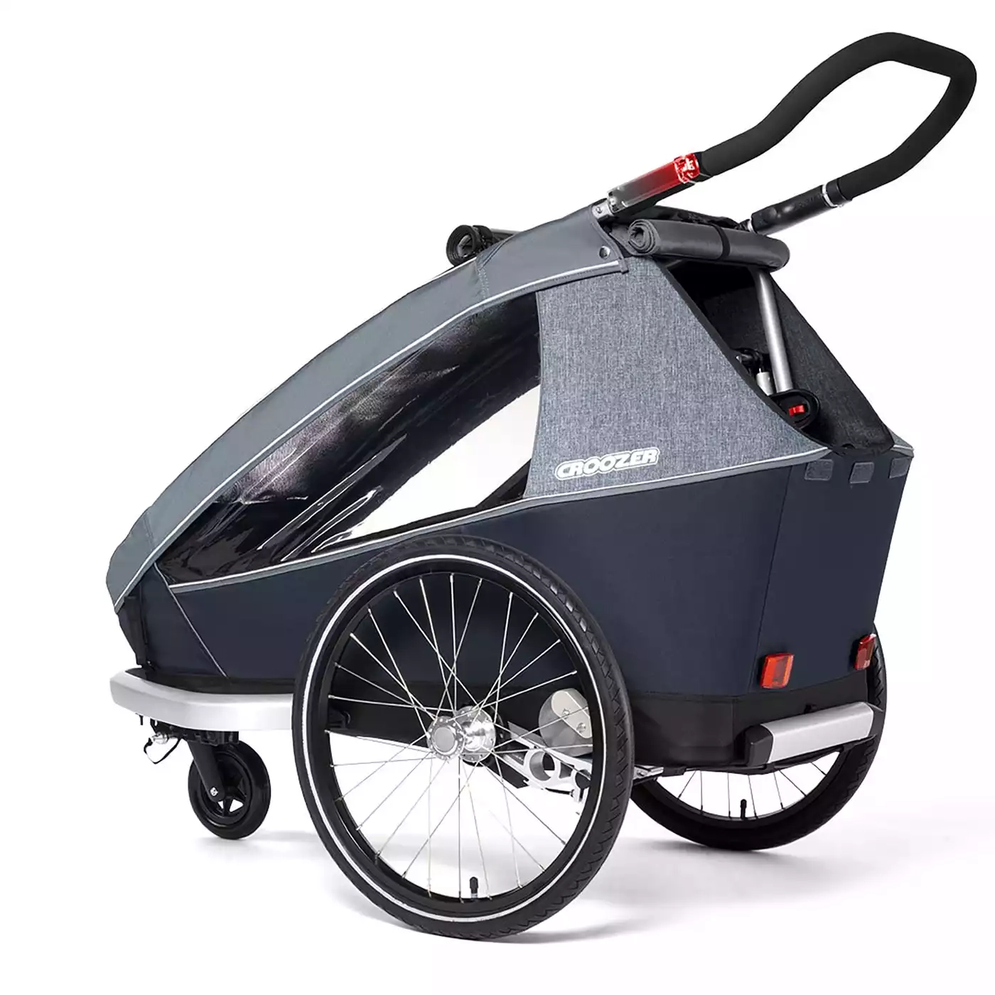 Fahrradanhänger, Croozer, Blau – Produktansicht