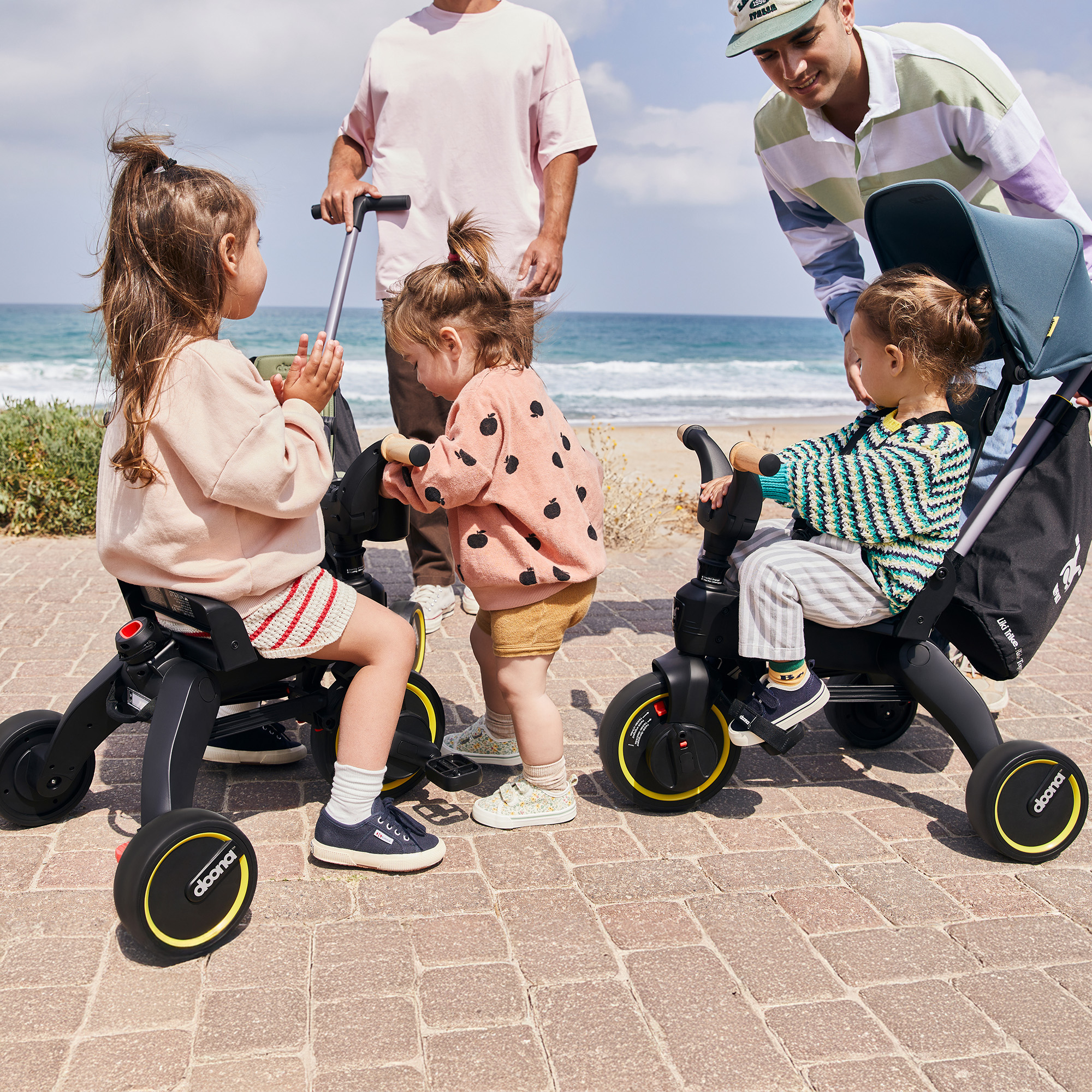 Dreiräder, doona, Grün – Besonderheit: das kompakteste und innovativste Dreirad der Welt