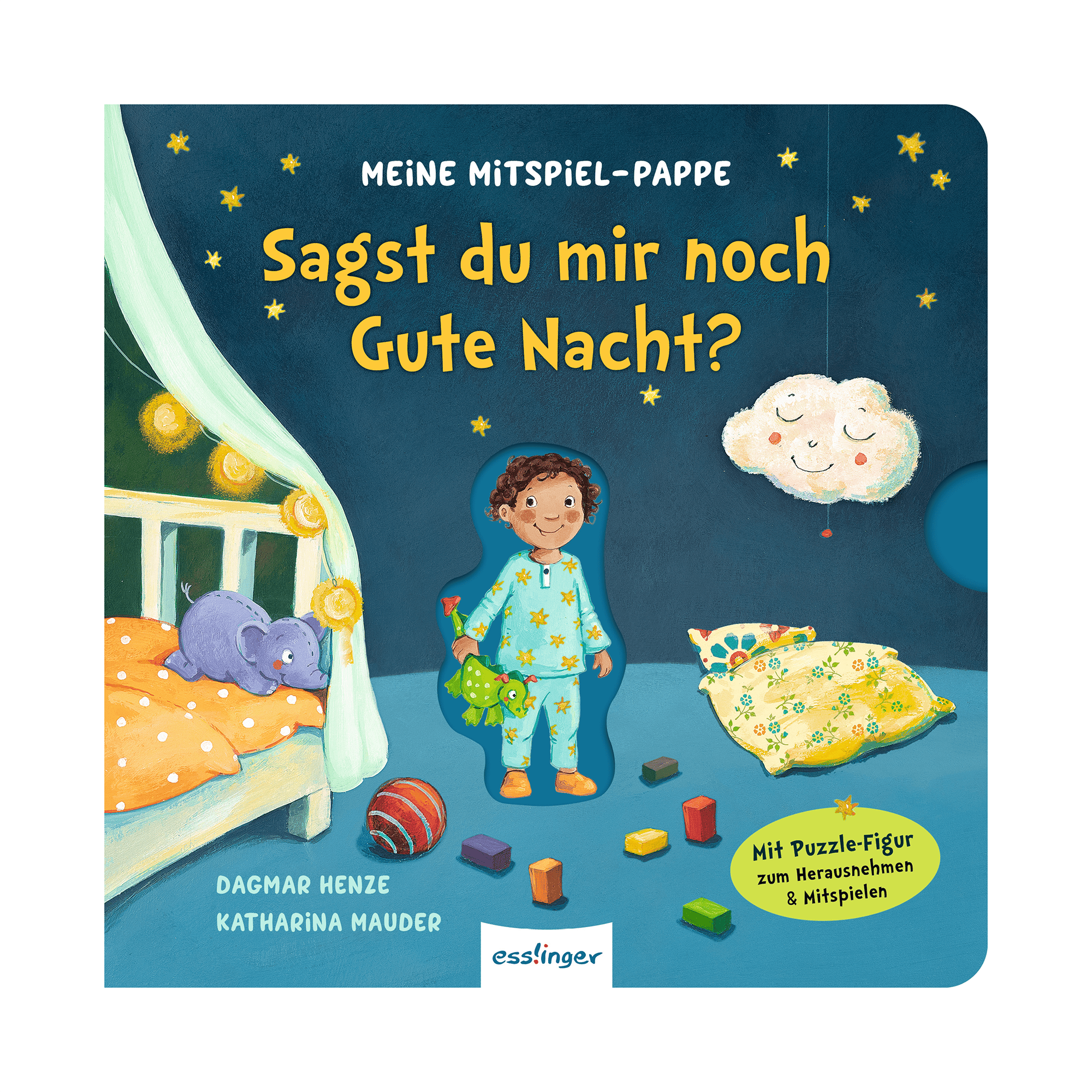 Bilderbücher, ess!inger – Besonderheit: Gute Nacht-Buch mit kleiner Spielfigur