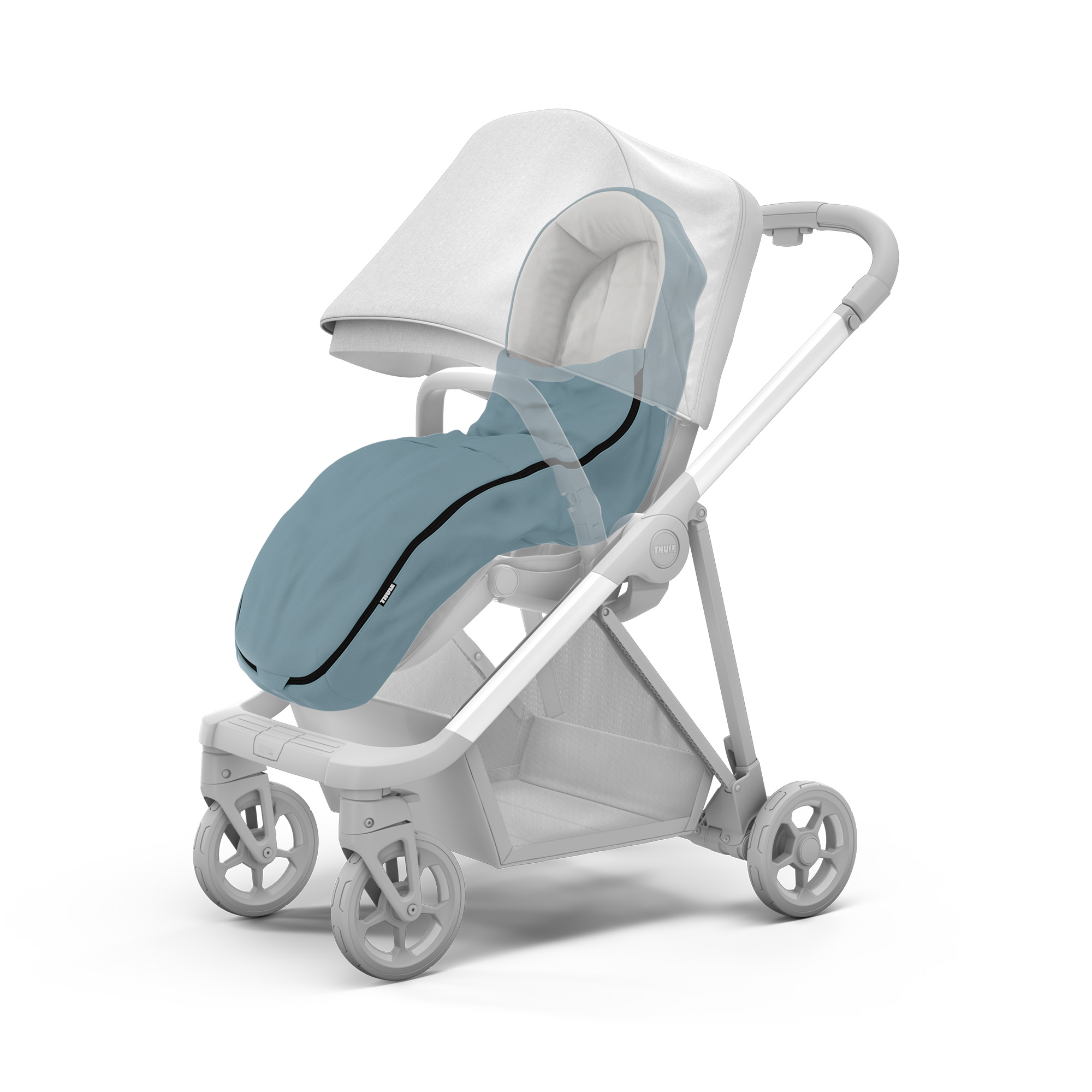 Fußsäcke & Decken, THULE, Blau – Besonderheit: warmer, gemütlicher Fußsack