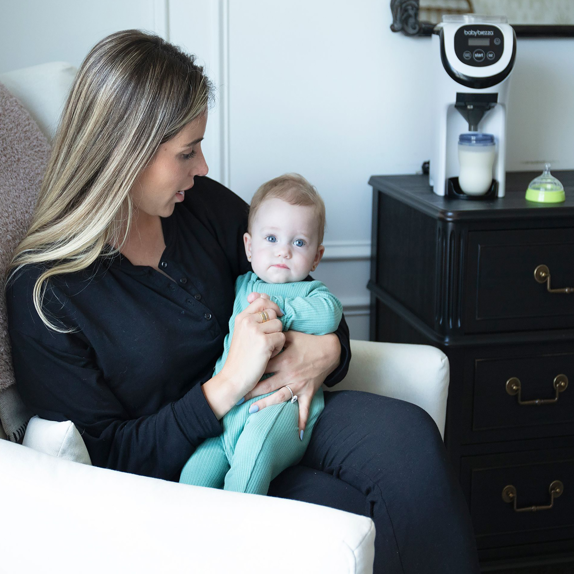 Nahrungsbehälter, babybrezza, Weiß – Produktansicht
